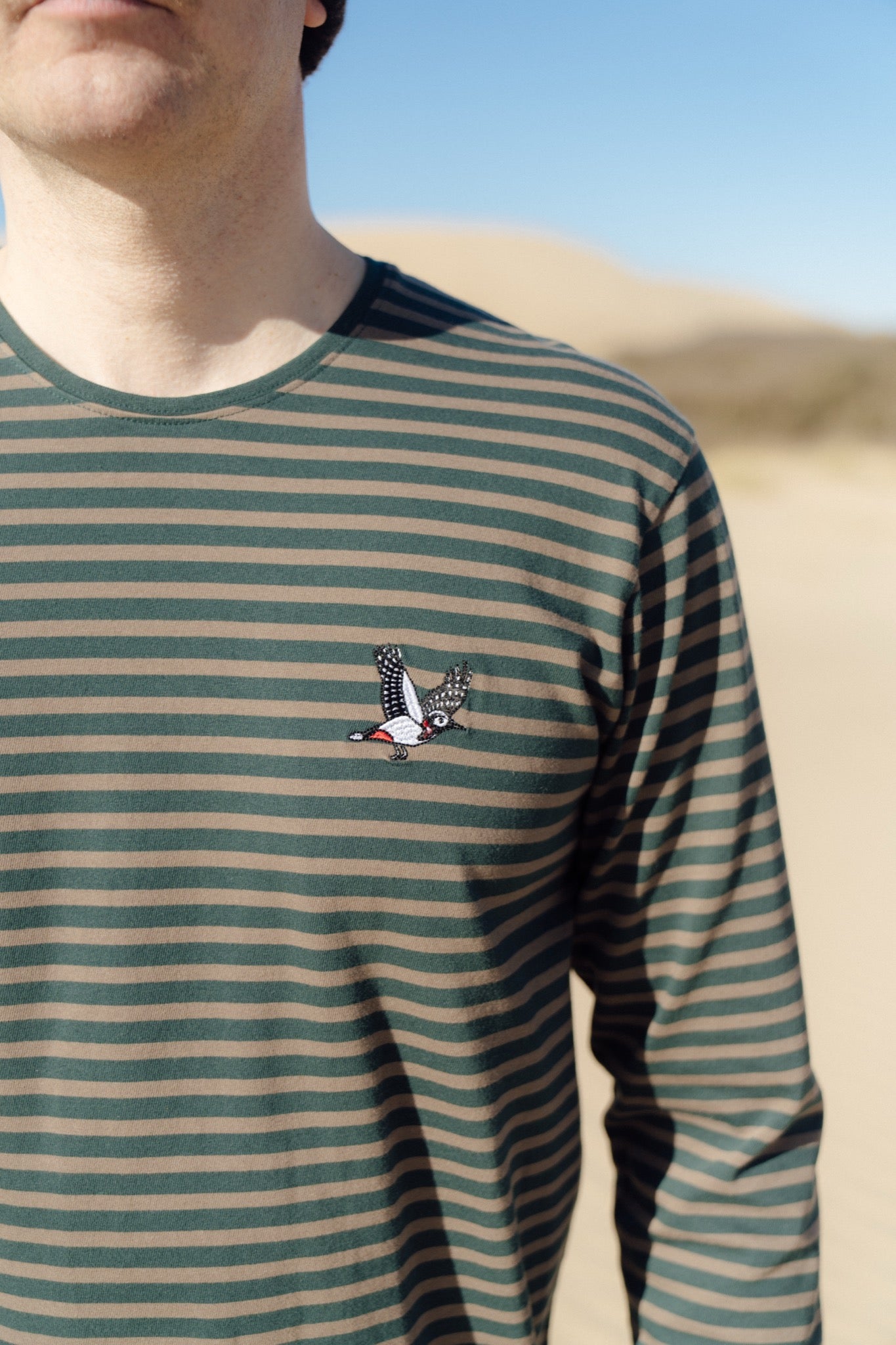 Ahoy! Mini Flying Woodpecker LS T-shirt - Morel