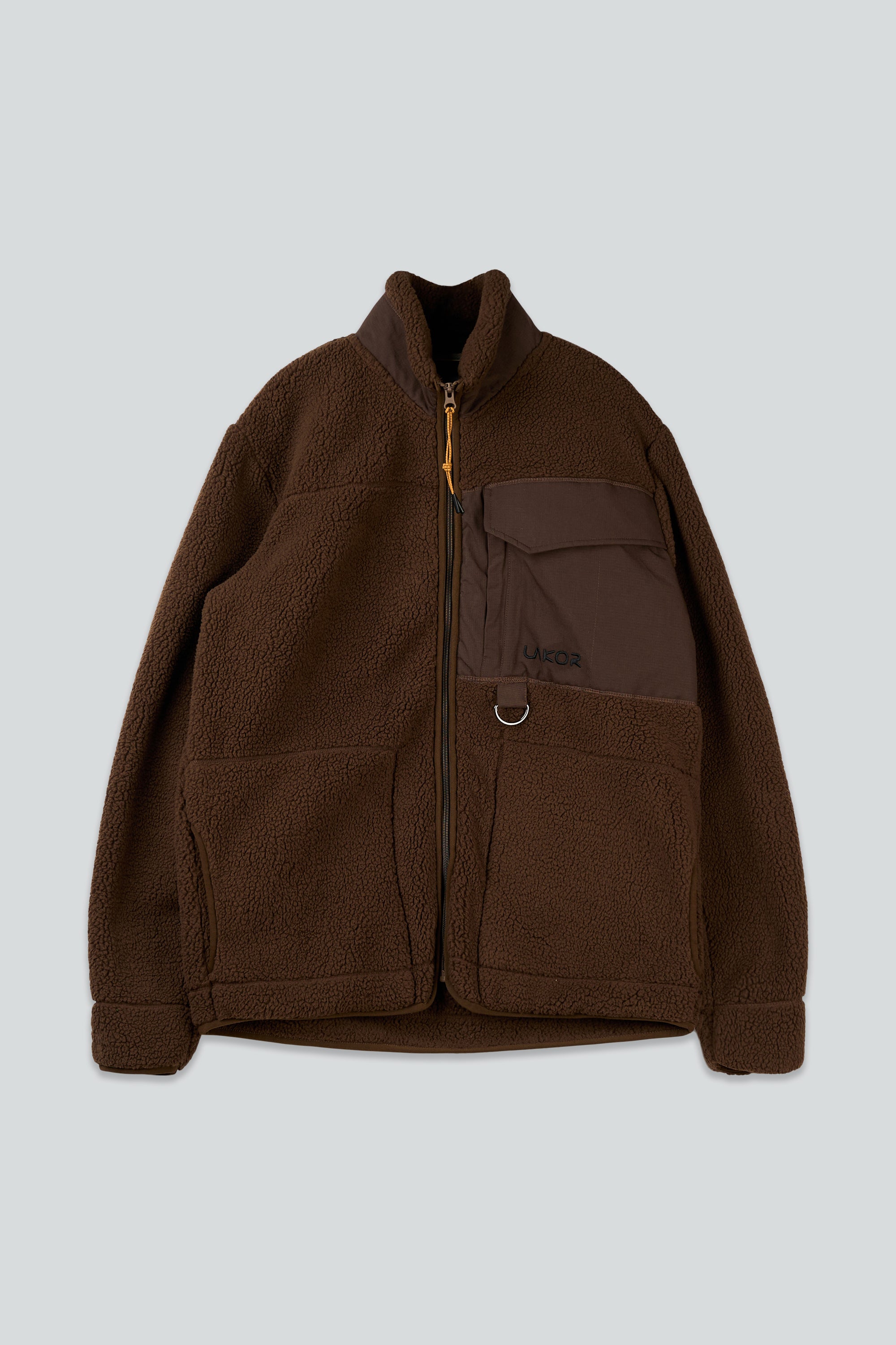 LAKOR Bear Sherpa Jacket Jacket Coffee Bean