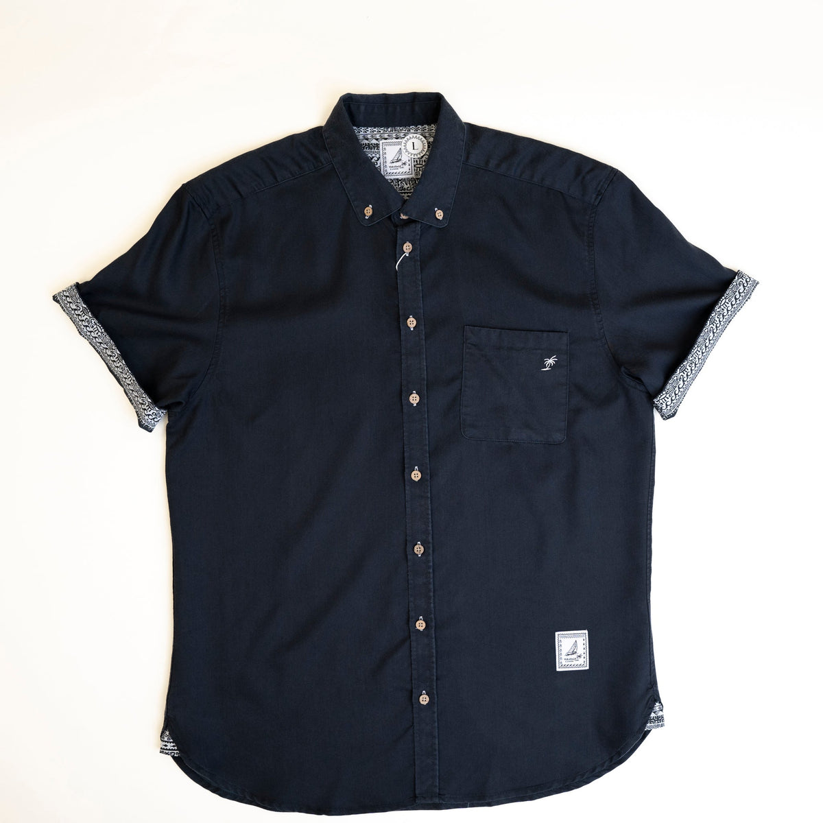 LAKOR Emil Shirt Short Sleeve Shirt Black
