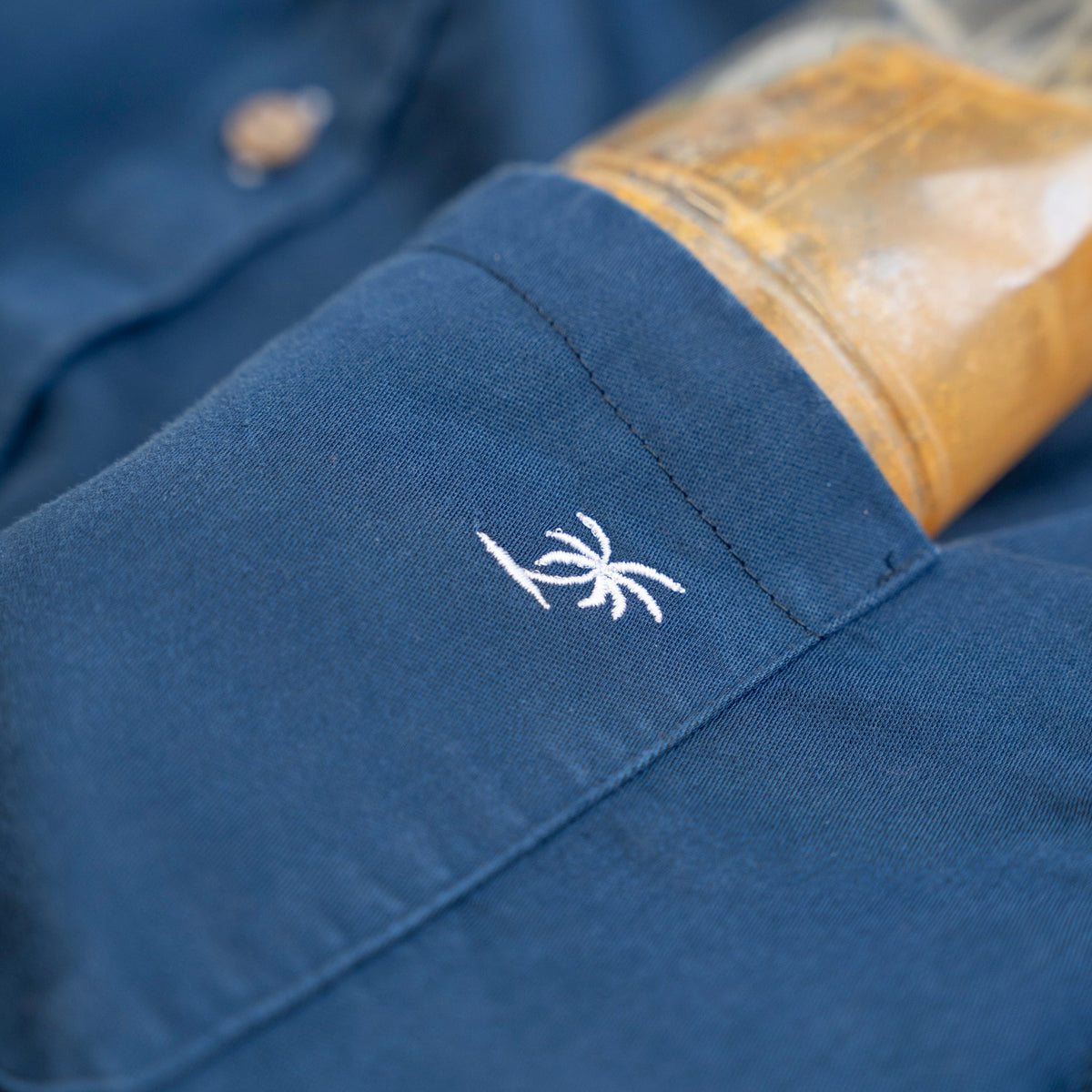 LAKOR Emil Shirt Short Sleeve Shirt Ocean Depths