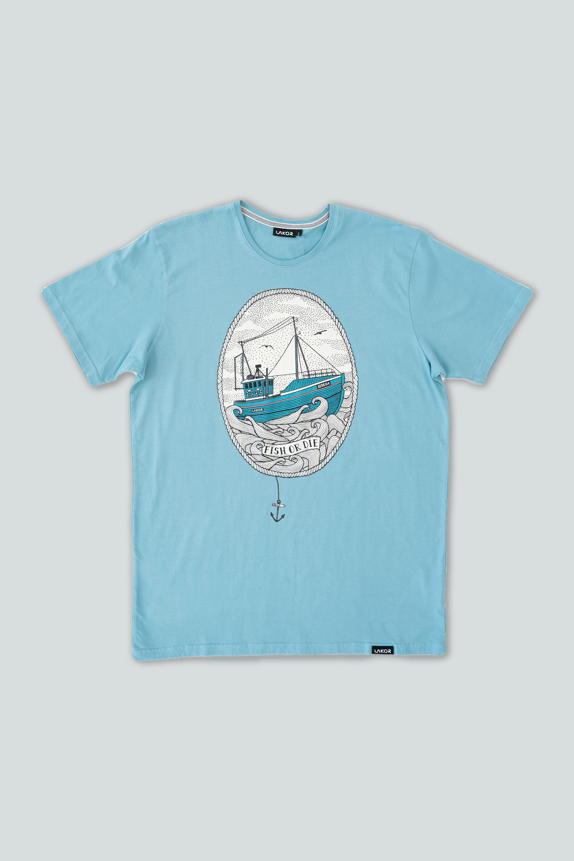 LAKOR HM84 T-shirt T-Shirt Light Blue