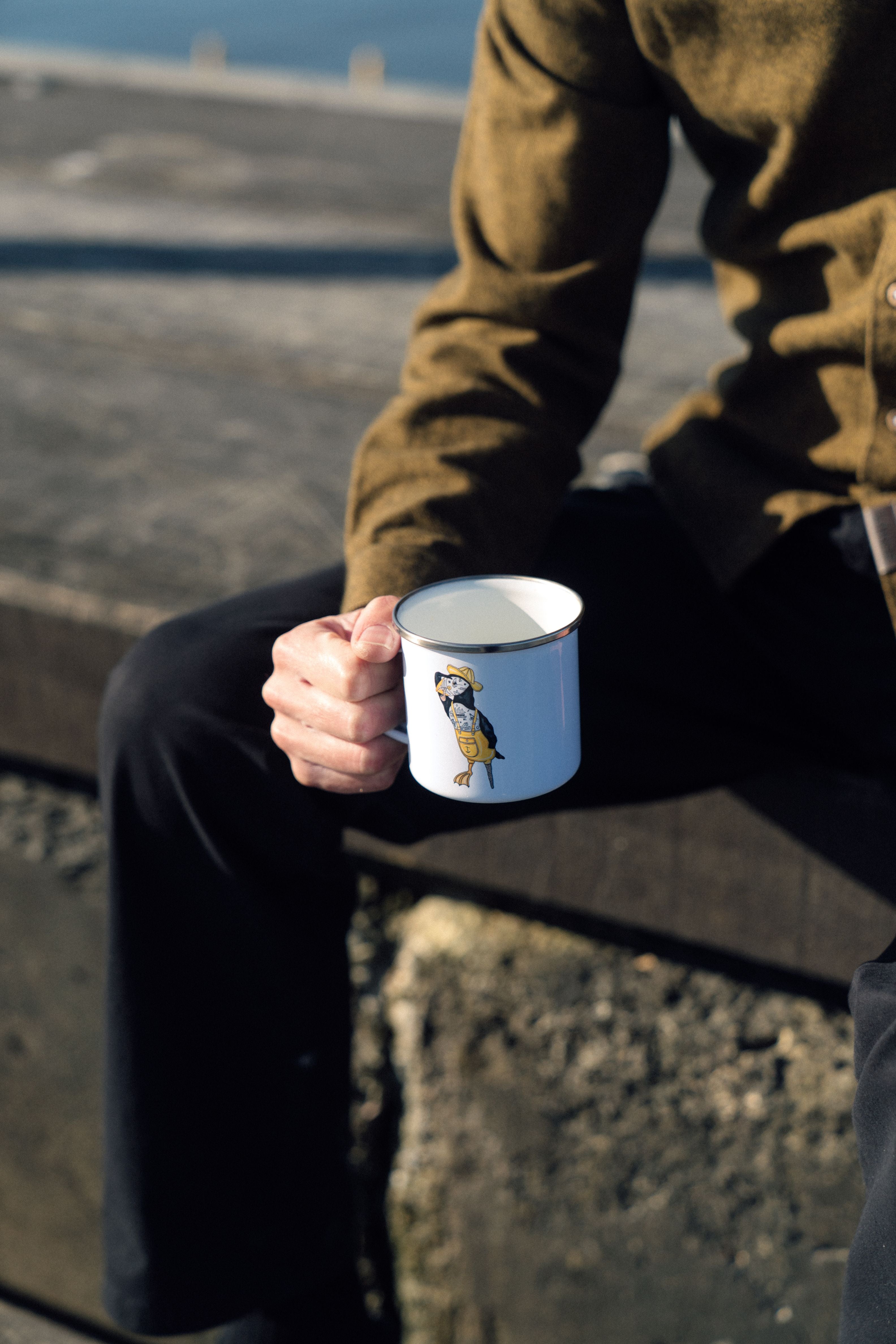 Seaparrot Seaman Enamel Mug