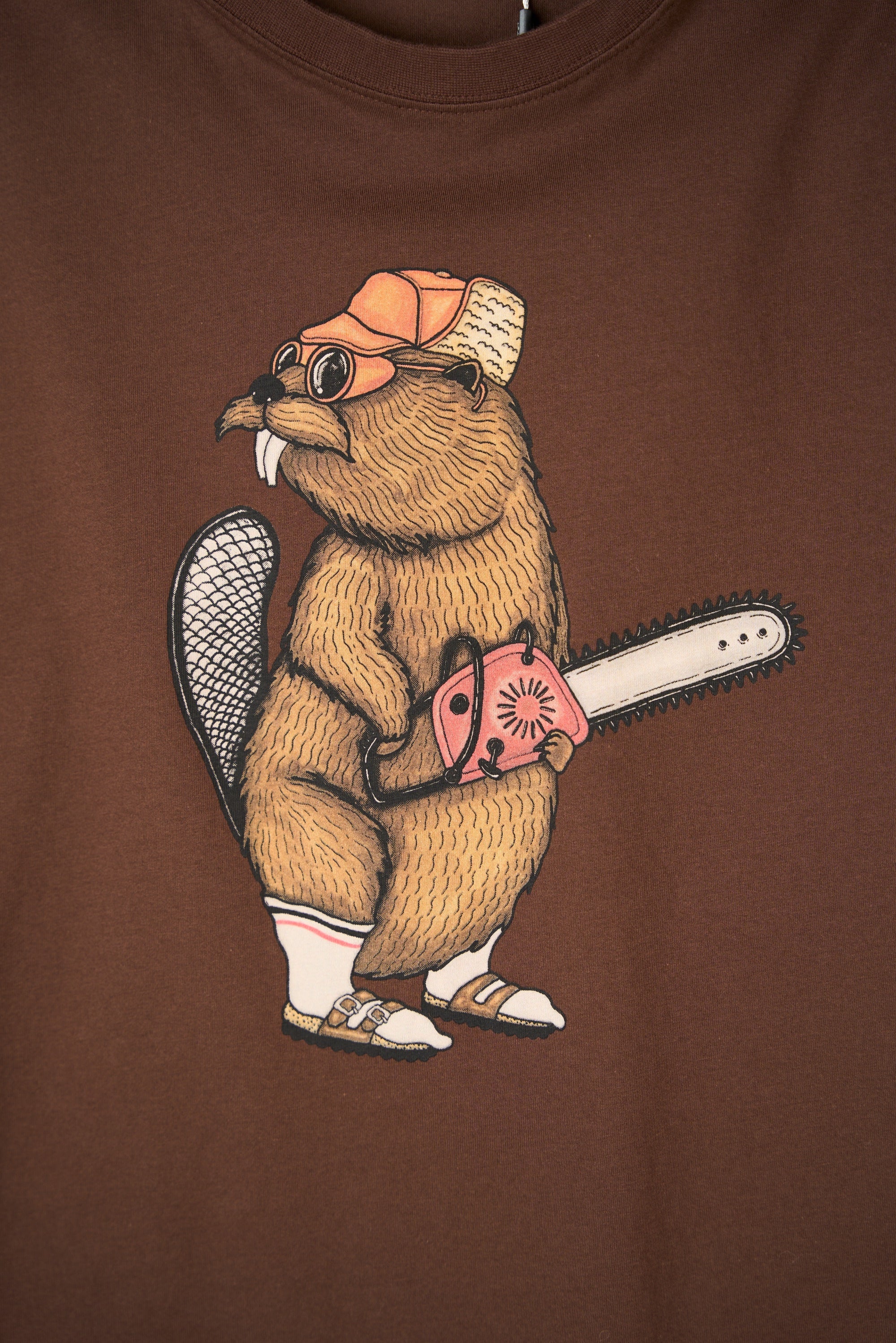 Lazy Lumber T-shirt - Chicory Coffee