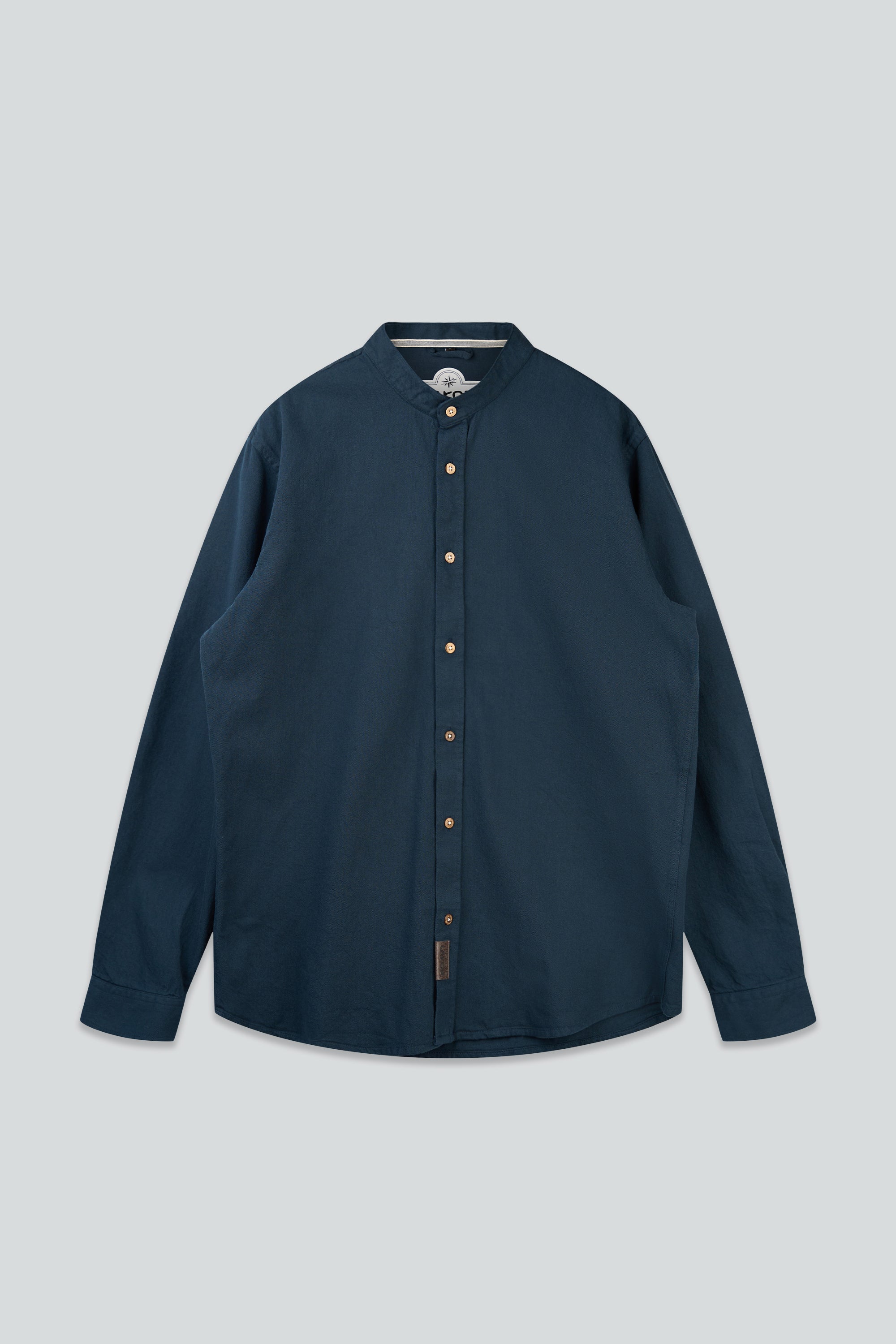 LAKOR Plain Dal Shirt Shirt Blueberry