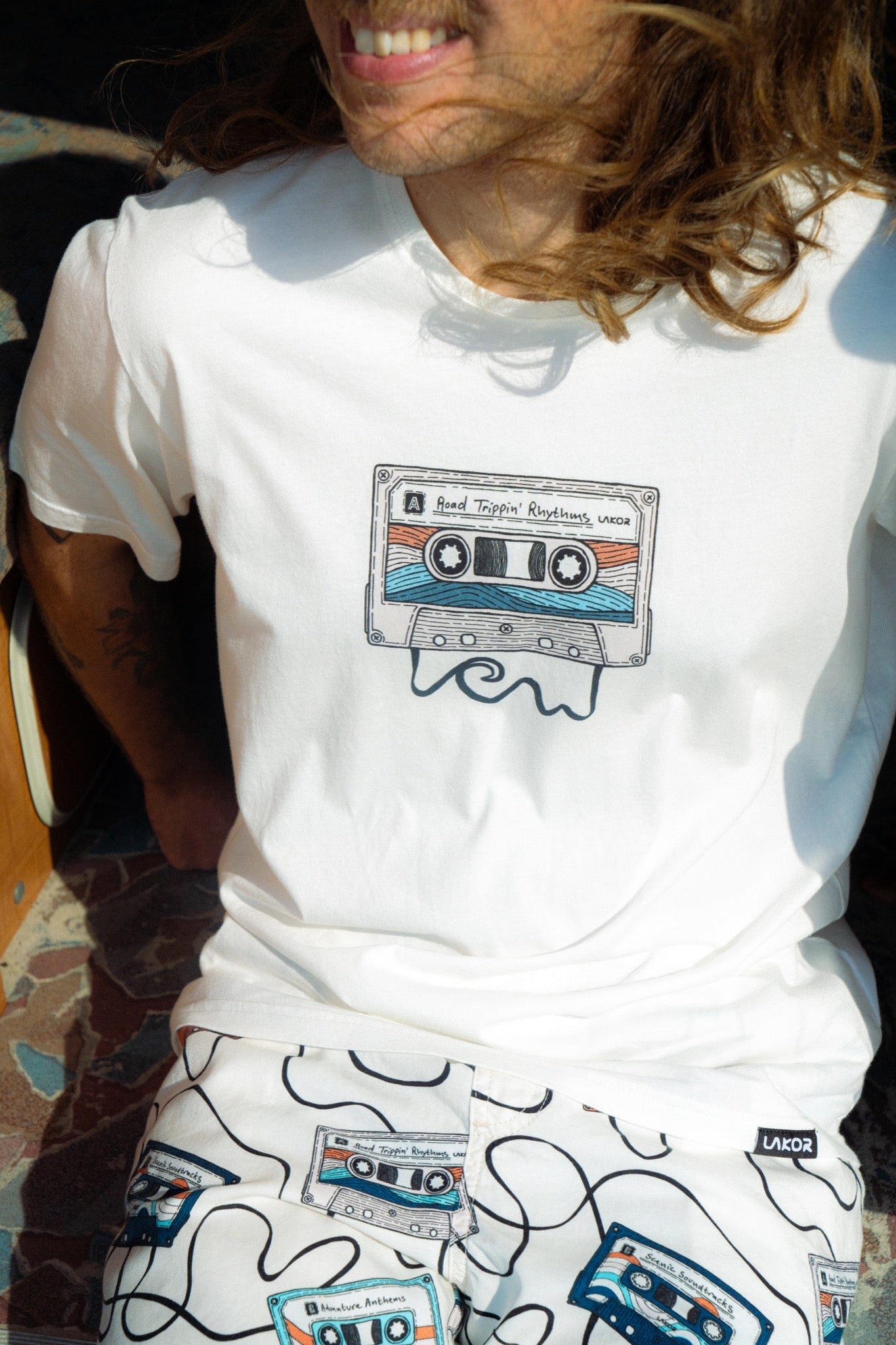 Road Trippin' Rhythms T-shirt - Star White