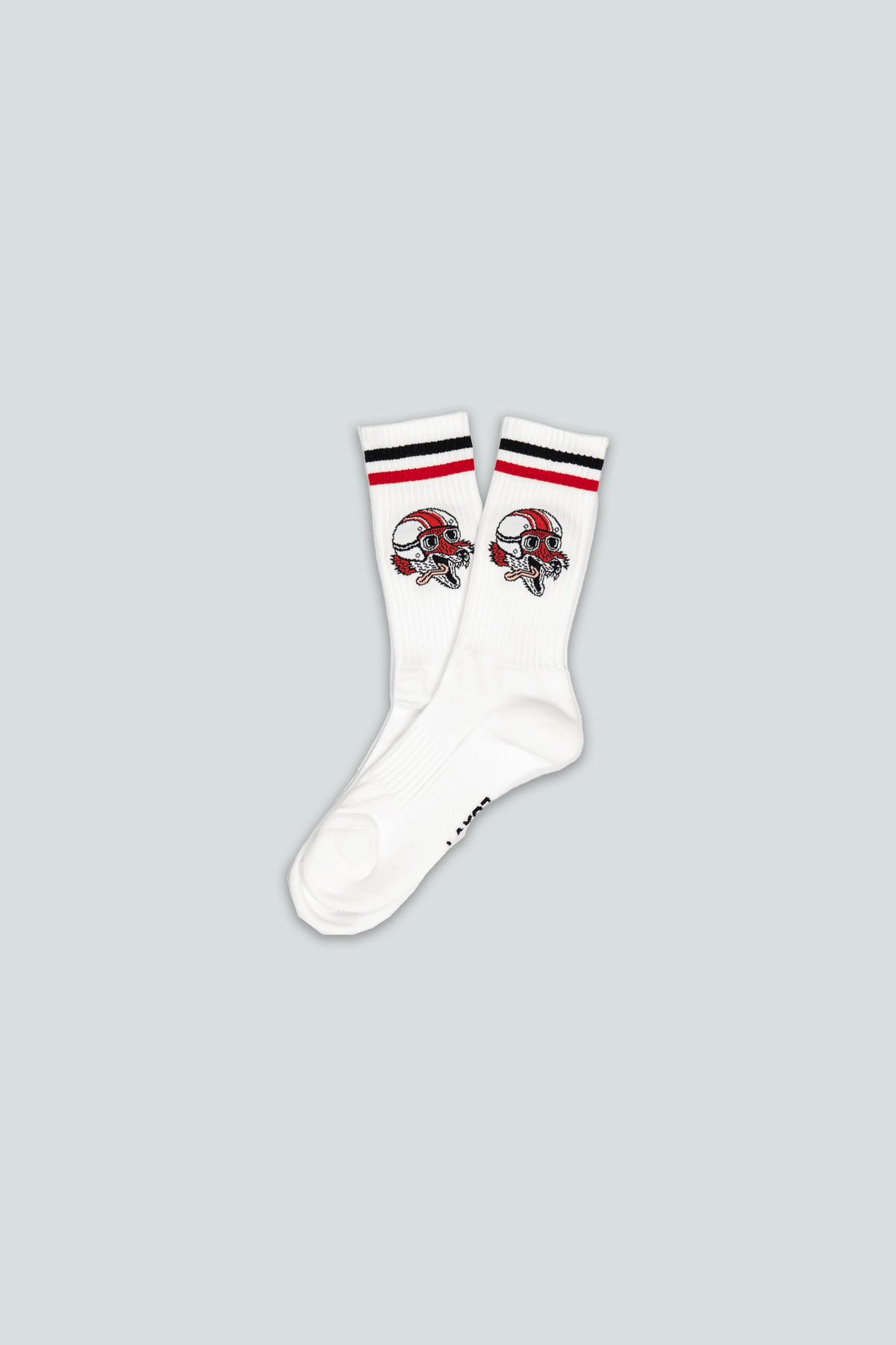LAKOR Roadkill Socks Tennis Socks White