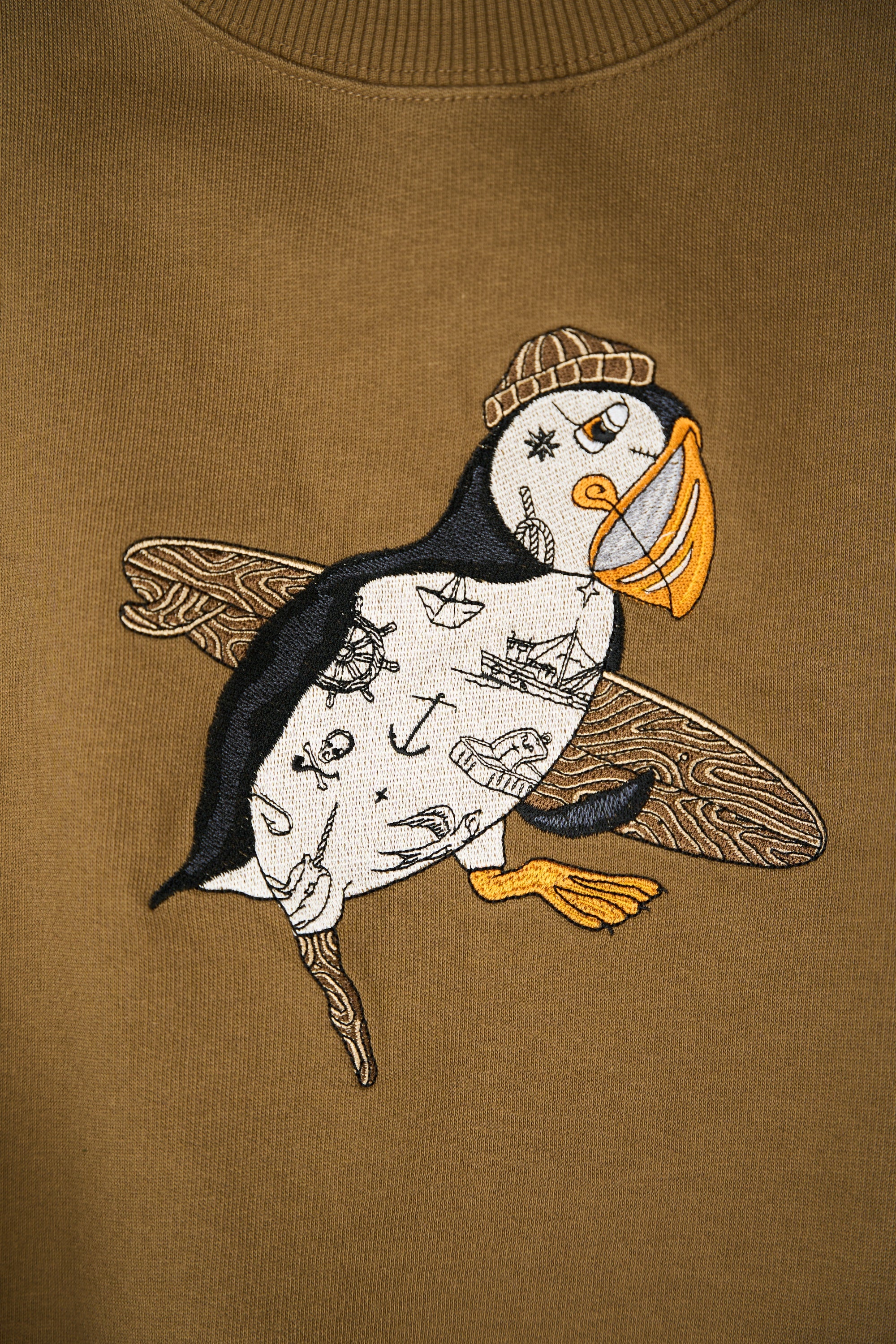 Sea Parrot Surf Crewneck - Kangaroo
