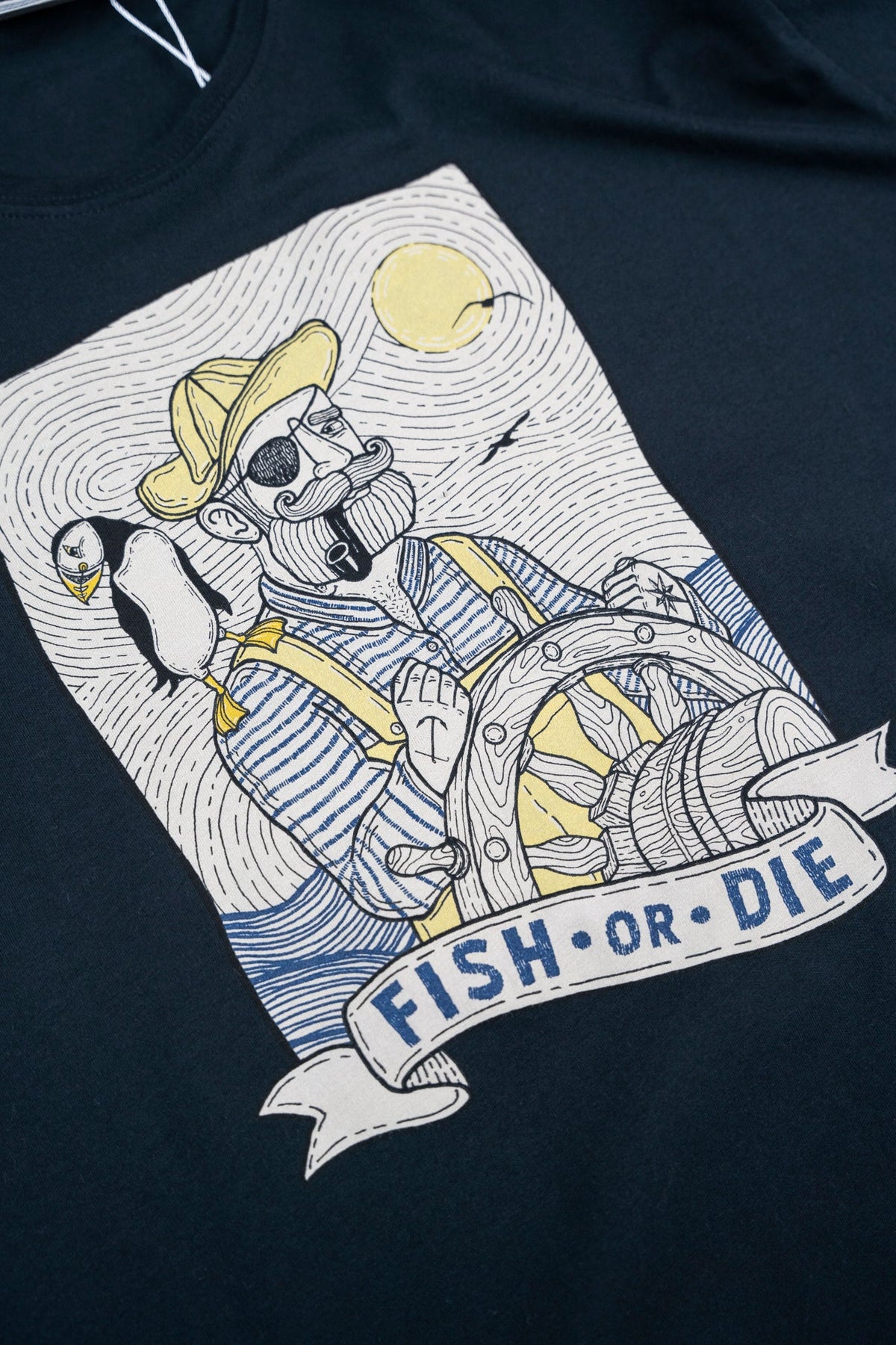 LAKOR Seaparrot & Shipster T-shirt T-Shirt Moonless Night
