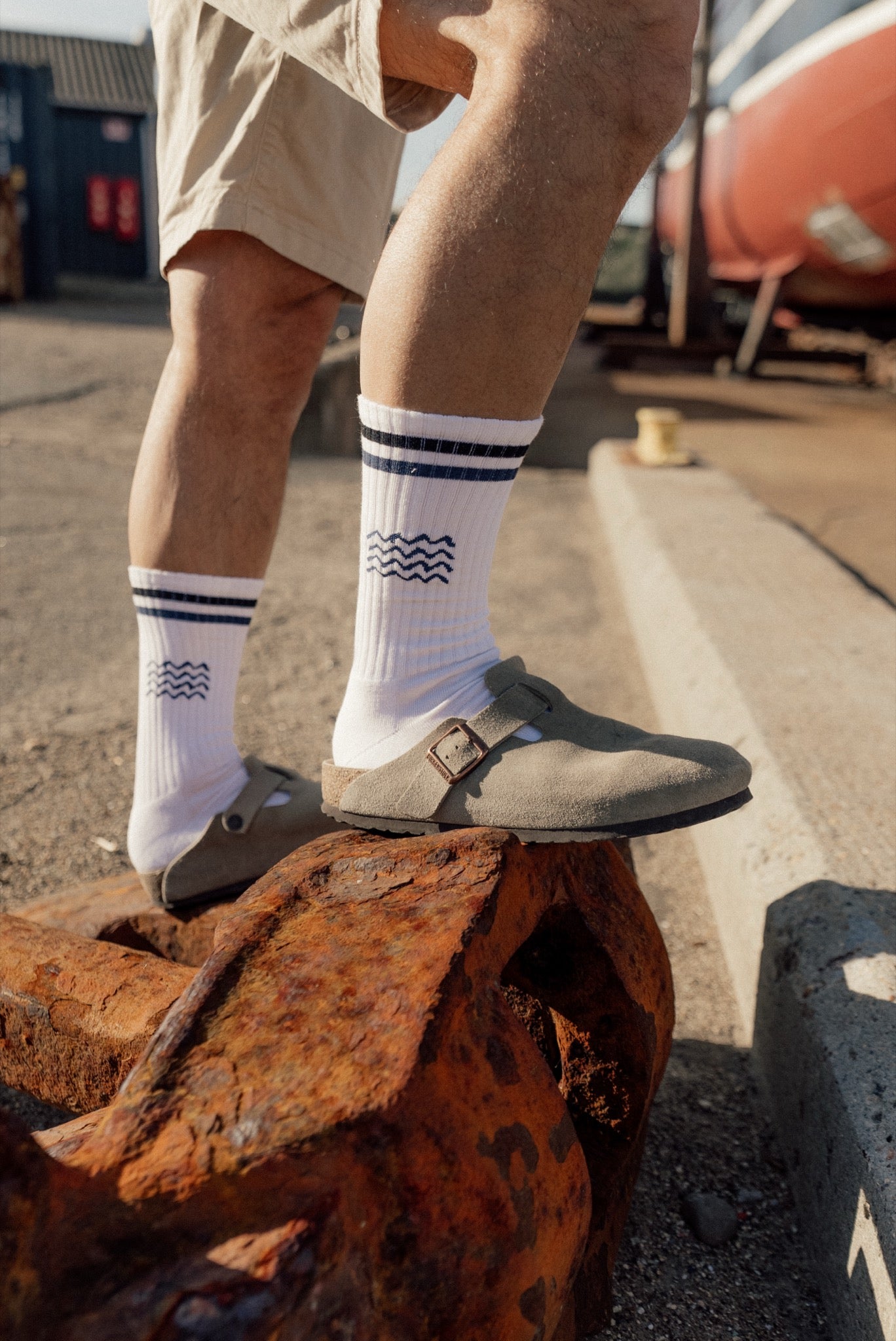 Seaway Tennis Socks - White