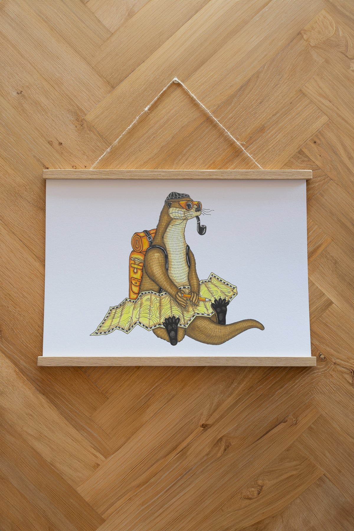 LAKOR The Otter Way Plakat Poster White