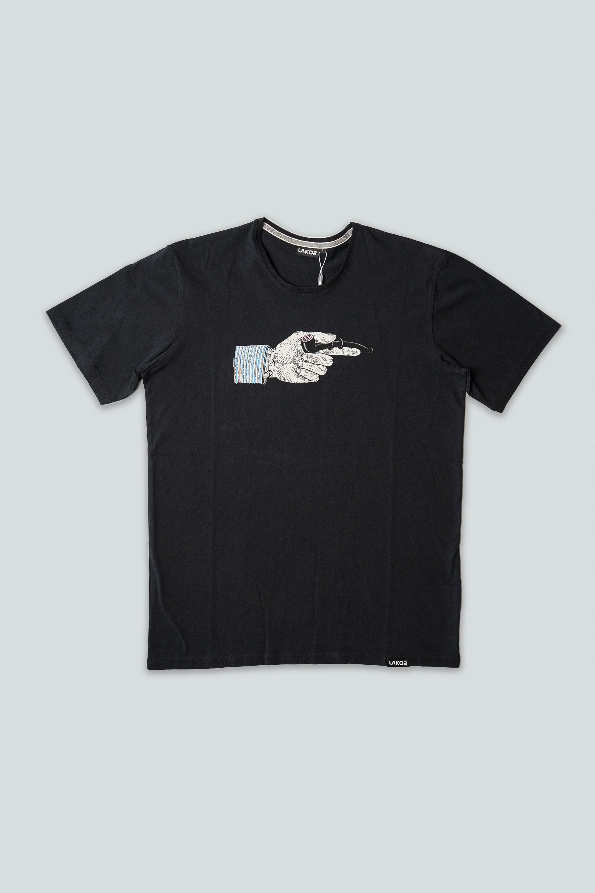 LAKOR The Pointing Pipe T-shirt T-Shirt Moonless Night