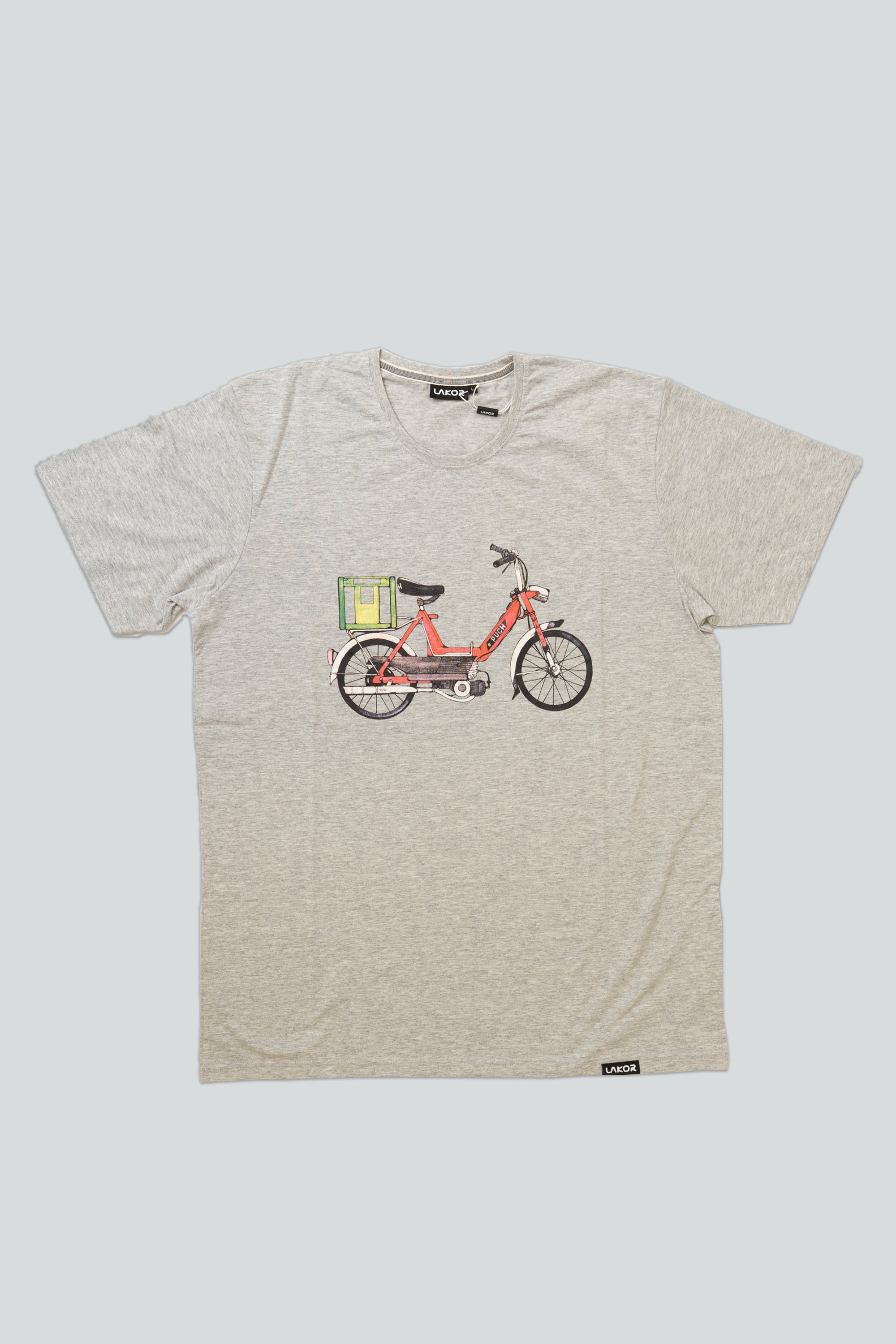 Red Puch T-shirt (Light Grey)