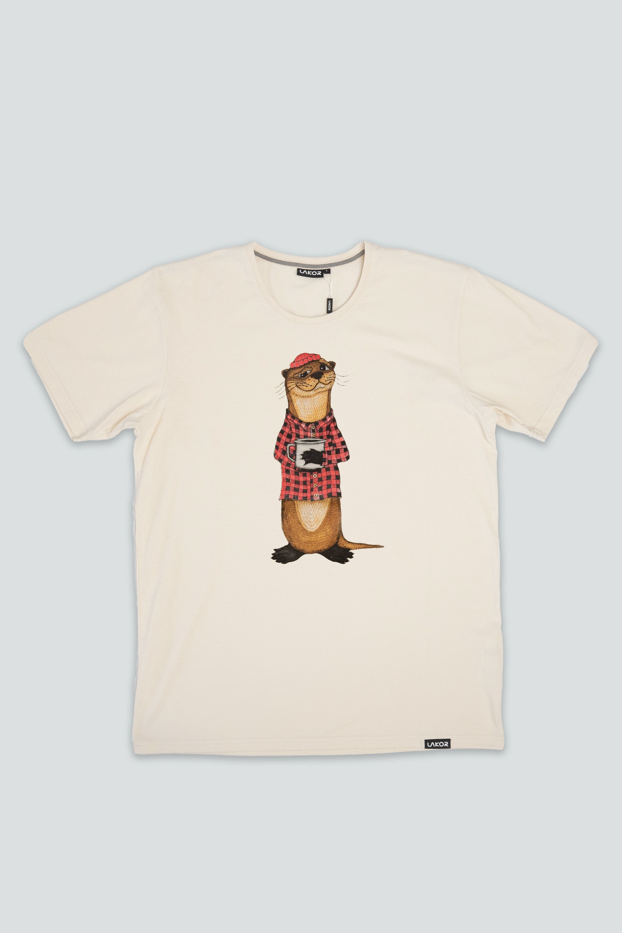 An Otter Coffee T-shirt (Off White)