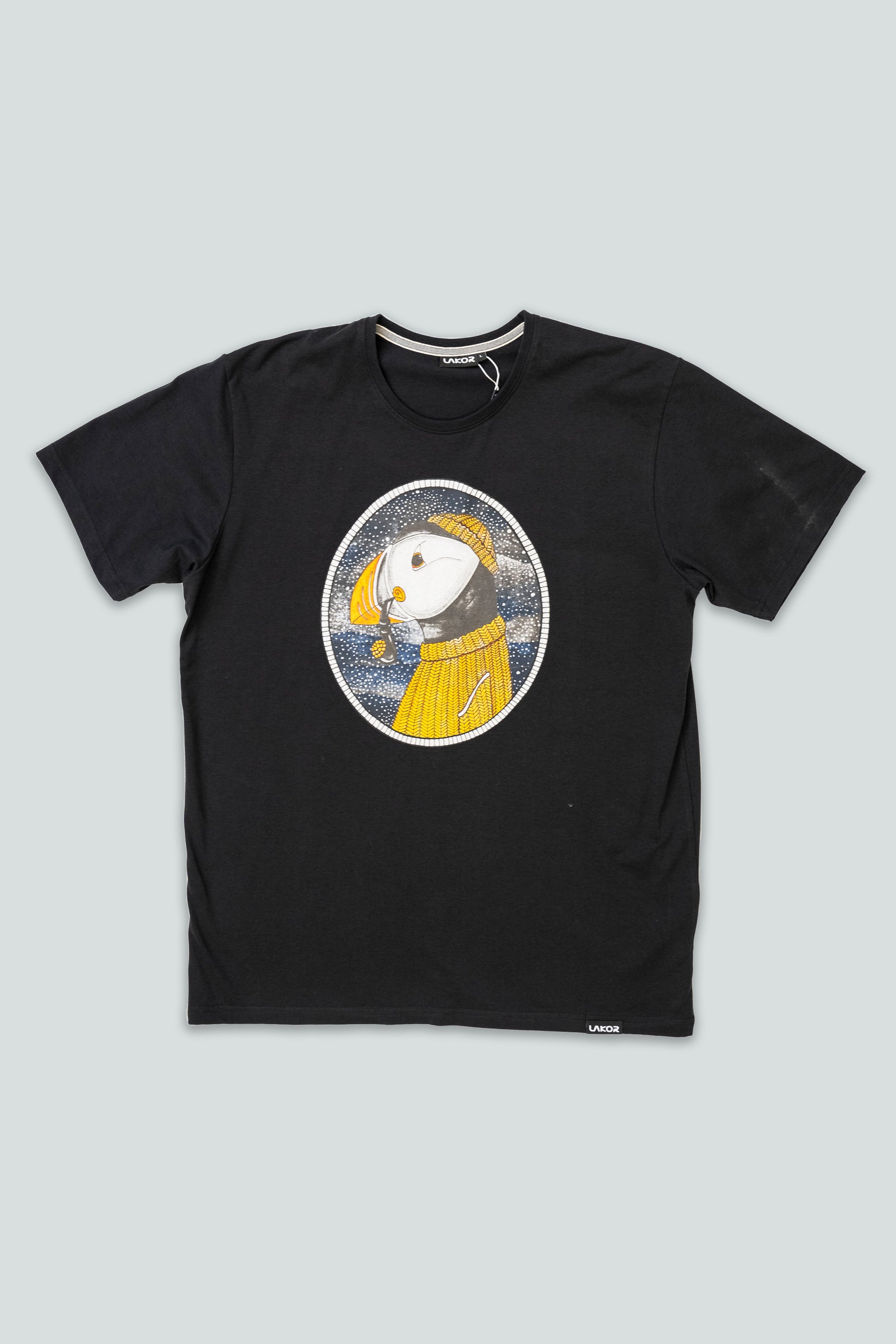 Sailor Puffin T-shirt (Black)