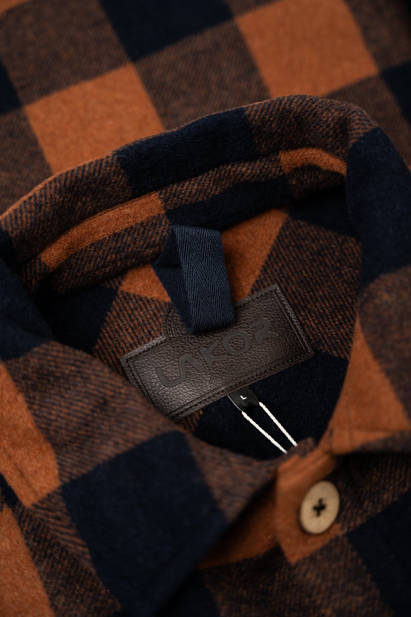 Birler Wool Jacket (Blueberry/Mocha Bisque)