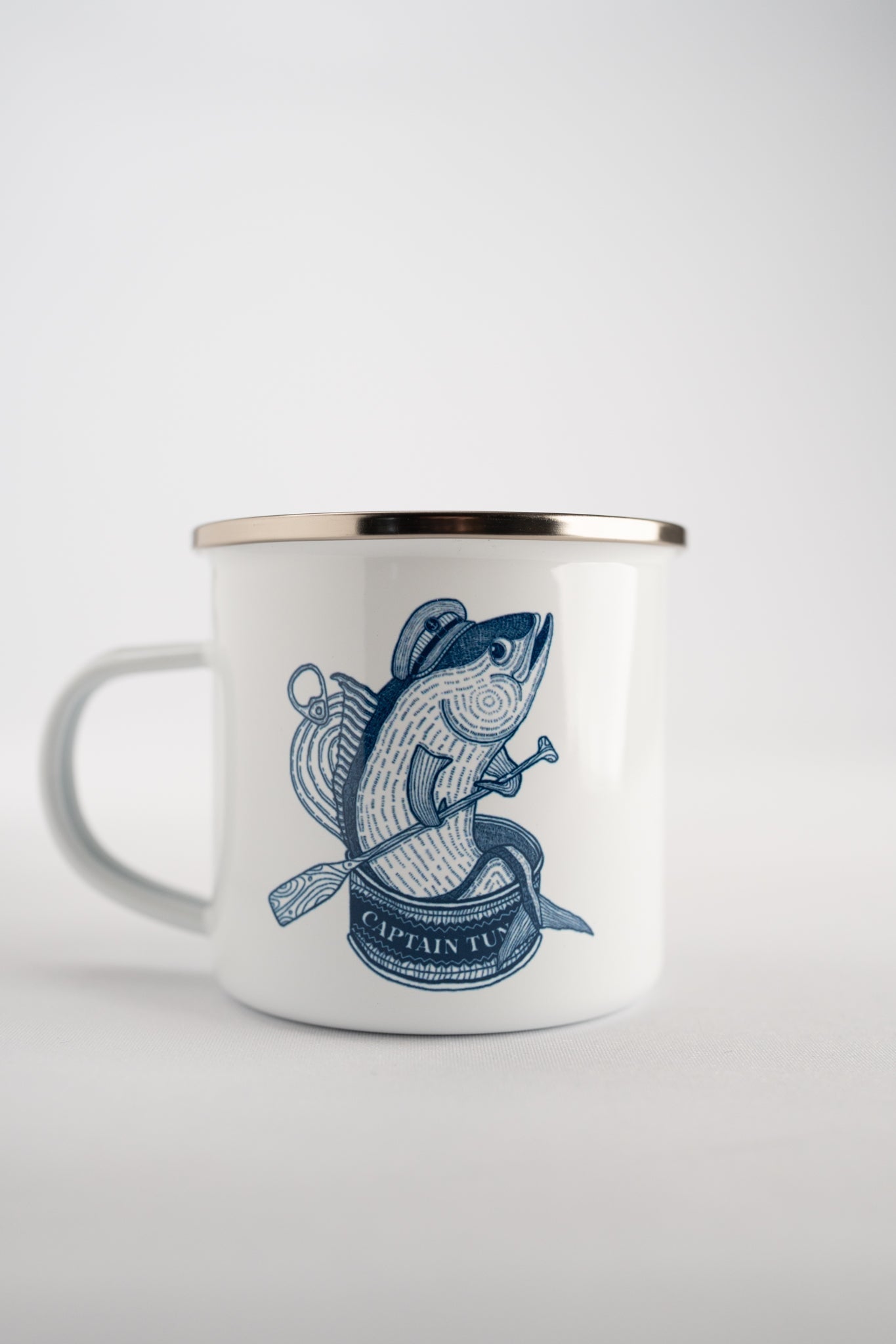 Captain Tuna Enamel Mug