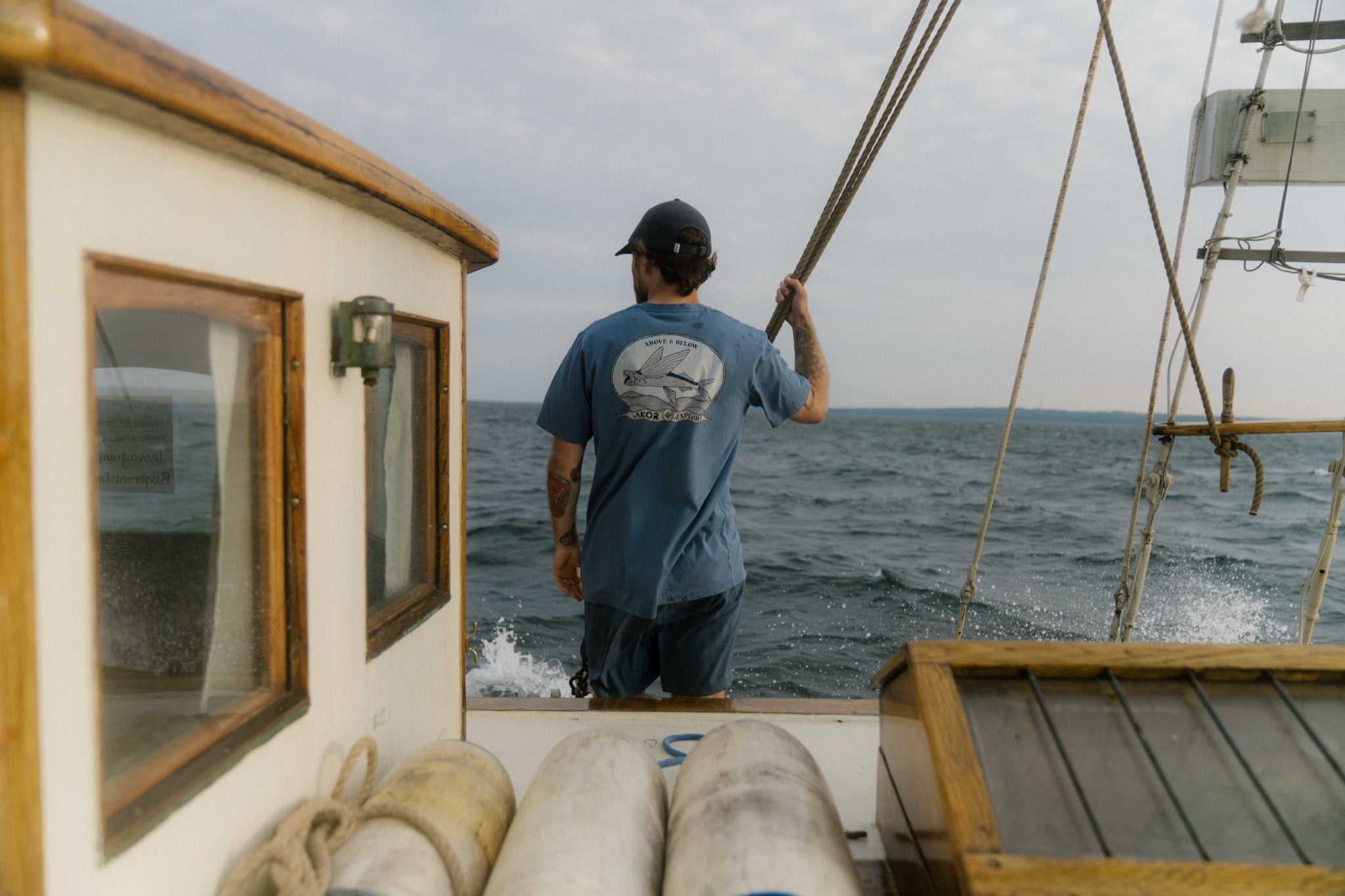 LAKOR Above and Below Back T-shirt T-Shirt Bering Sea