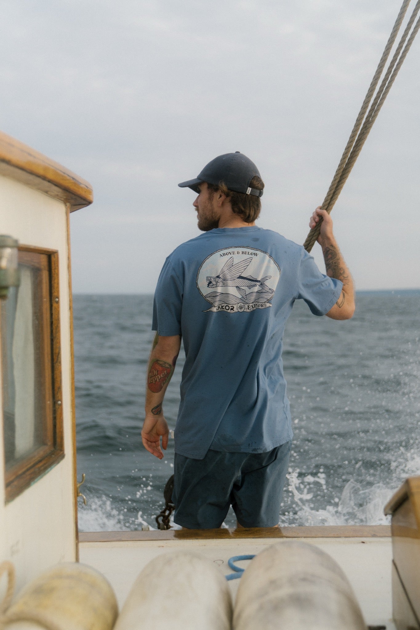 LAKOR Above and Below Back T-shirt T-Shirt Bering Sea