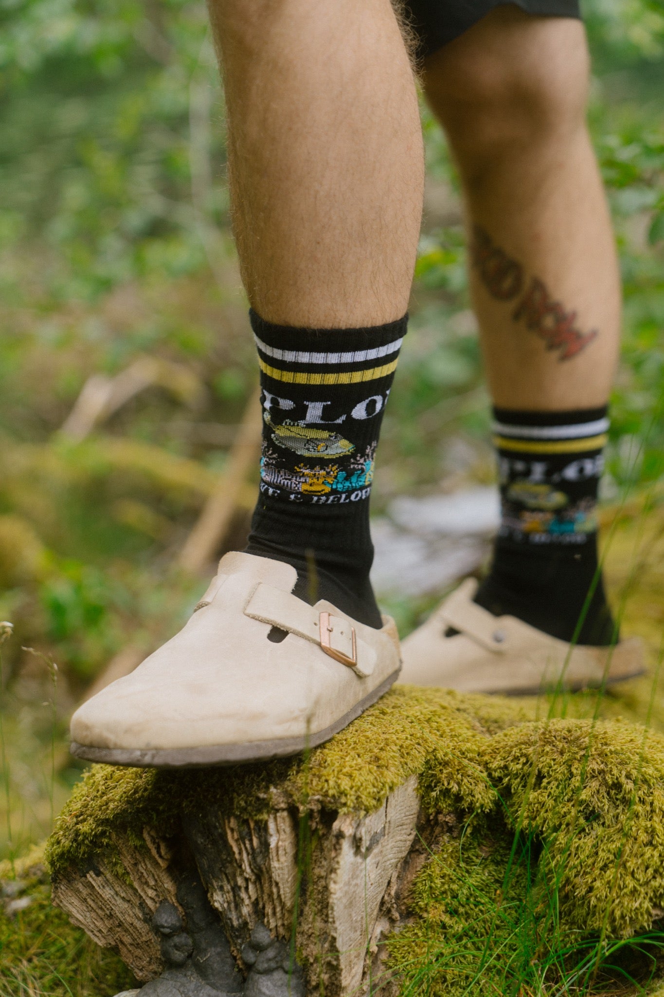 LAKOR Above and Below Tennis Socks Tennis Socks Black