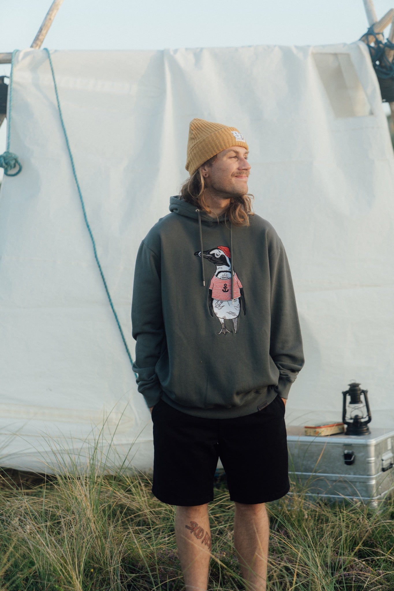 LAKOR African Penguin Hoodie Sweatshirt Urban Chic