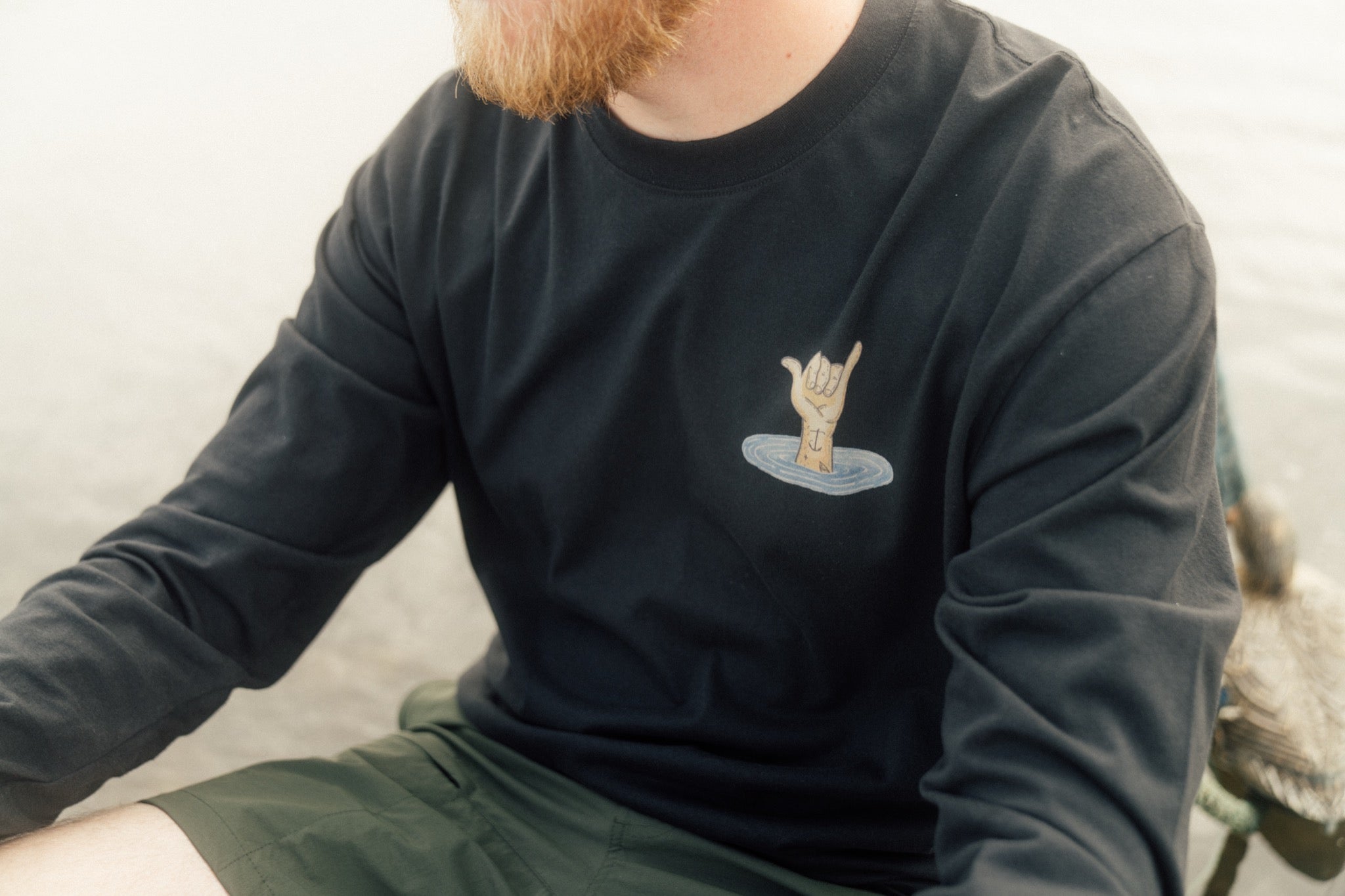 LAKOR Back Attack Boxfit LS T-shirt T-Shirt Moonless Night