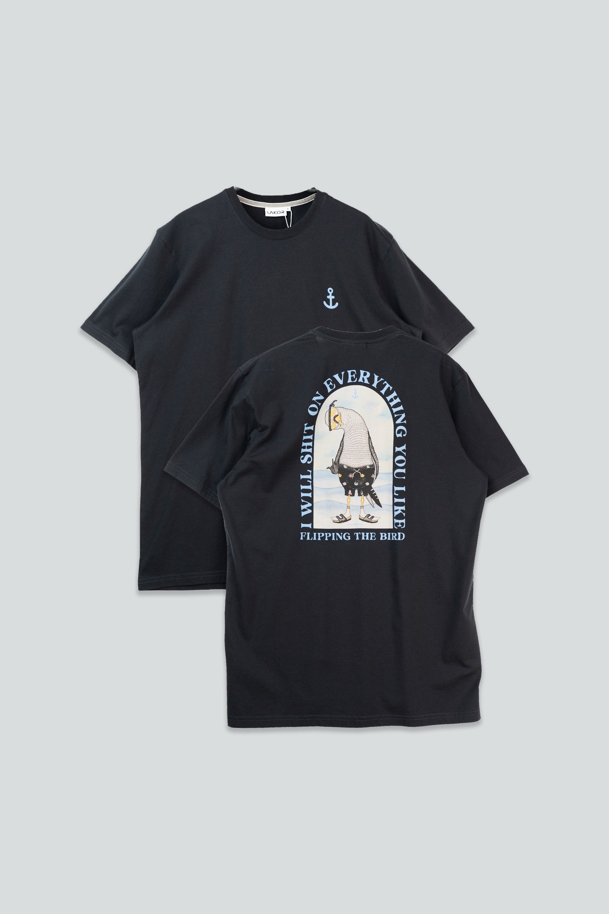 LAKOR Back Flipping T-shirt T-Shirt Moonless Night