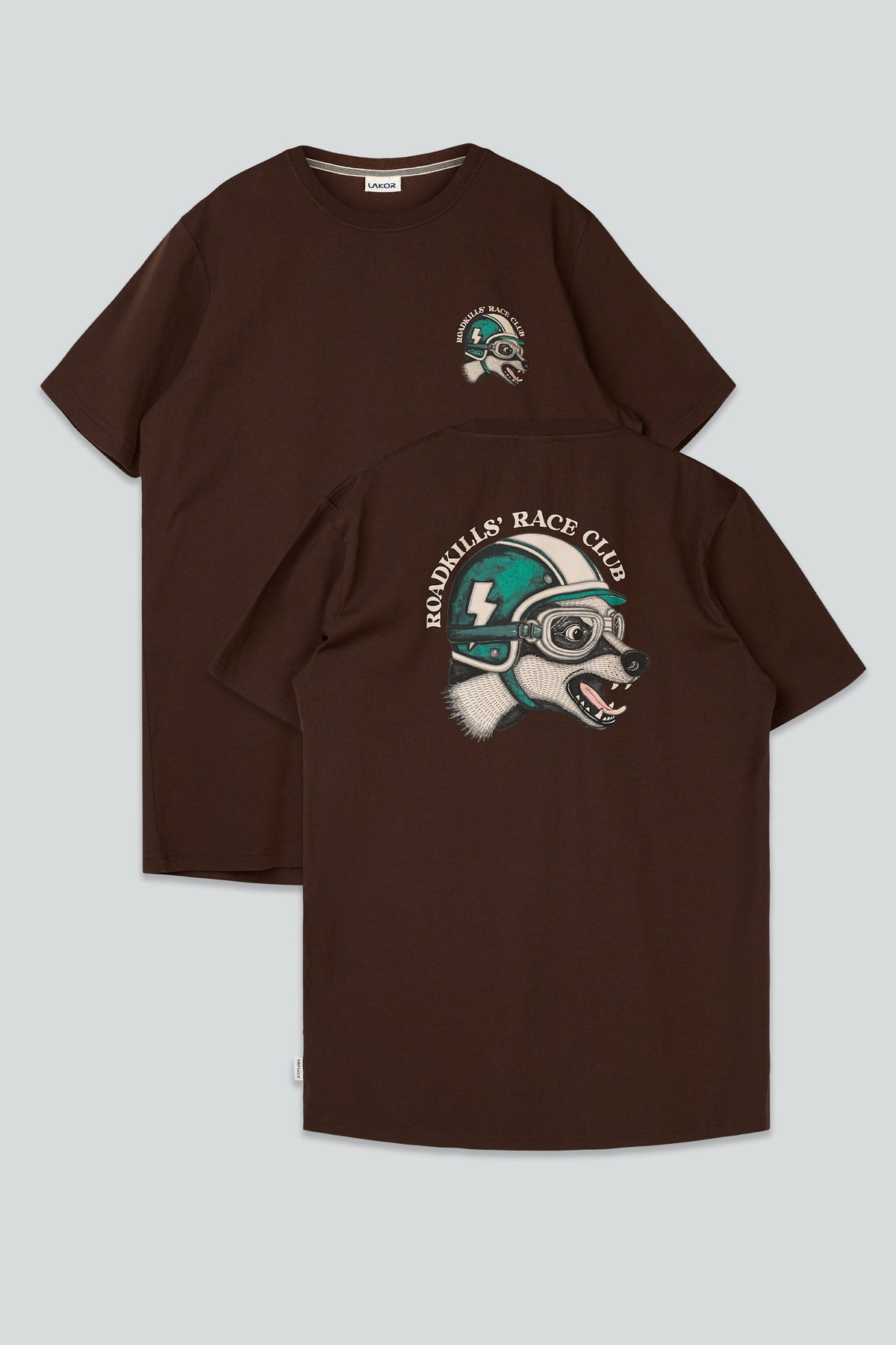 LAKOR Badger RRC T-shirt T-Shirt Chicory Coffee