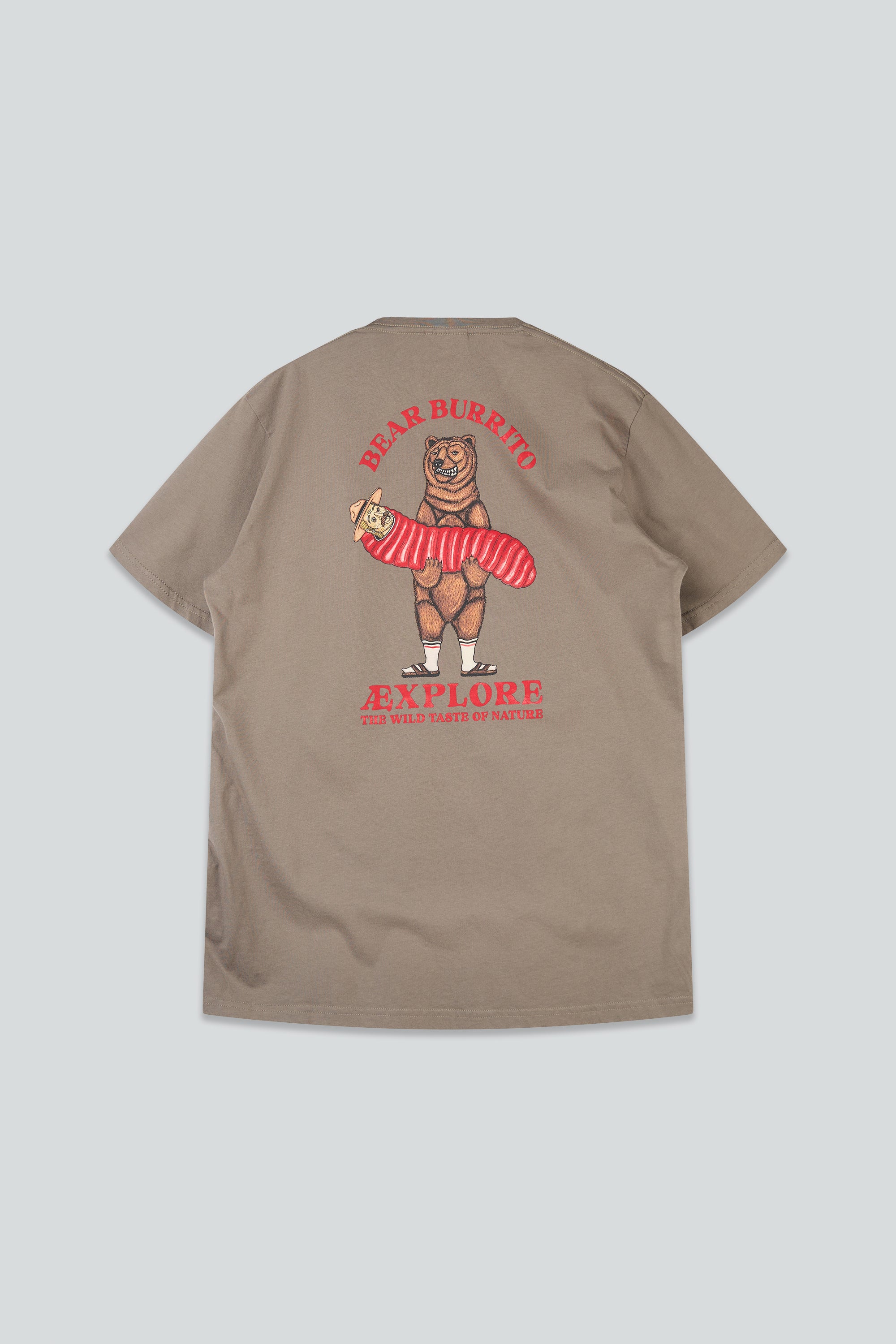 Bear Burrito T-shirt (Morel)