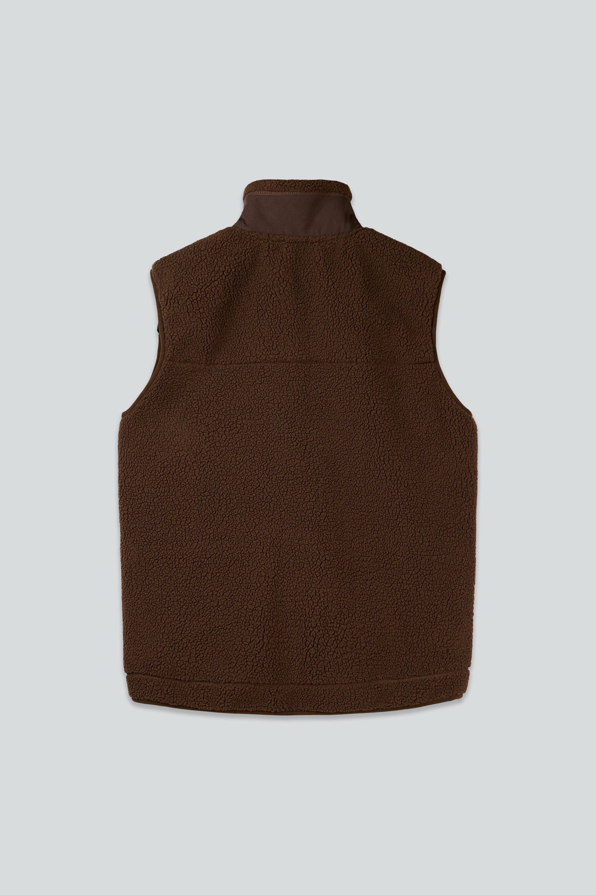 LAKOR Bear Sherpa Vest Jacket Coffee Bean