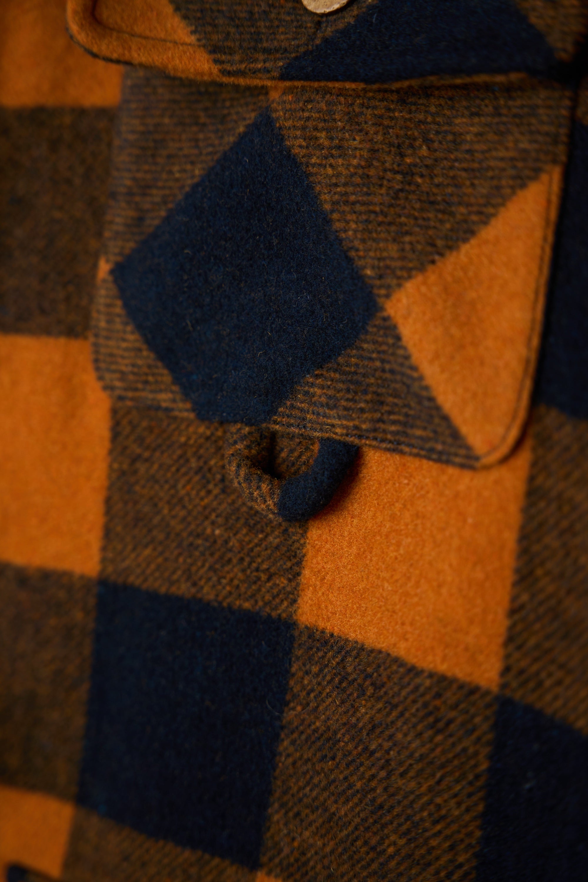LAKOR Birler Wool Jacket Jacket Marmalade/Blueberry