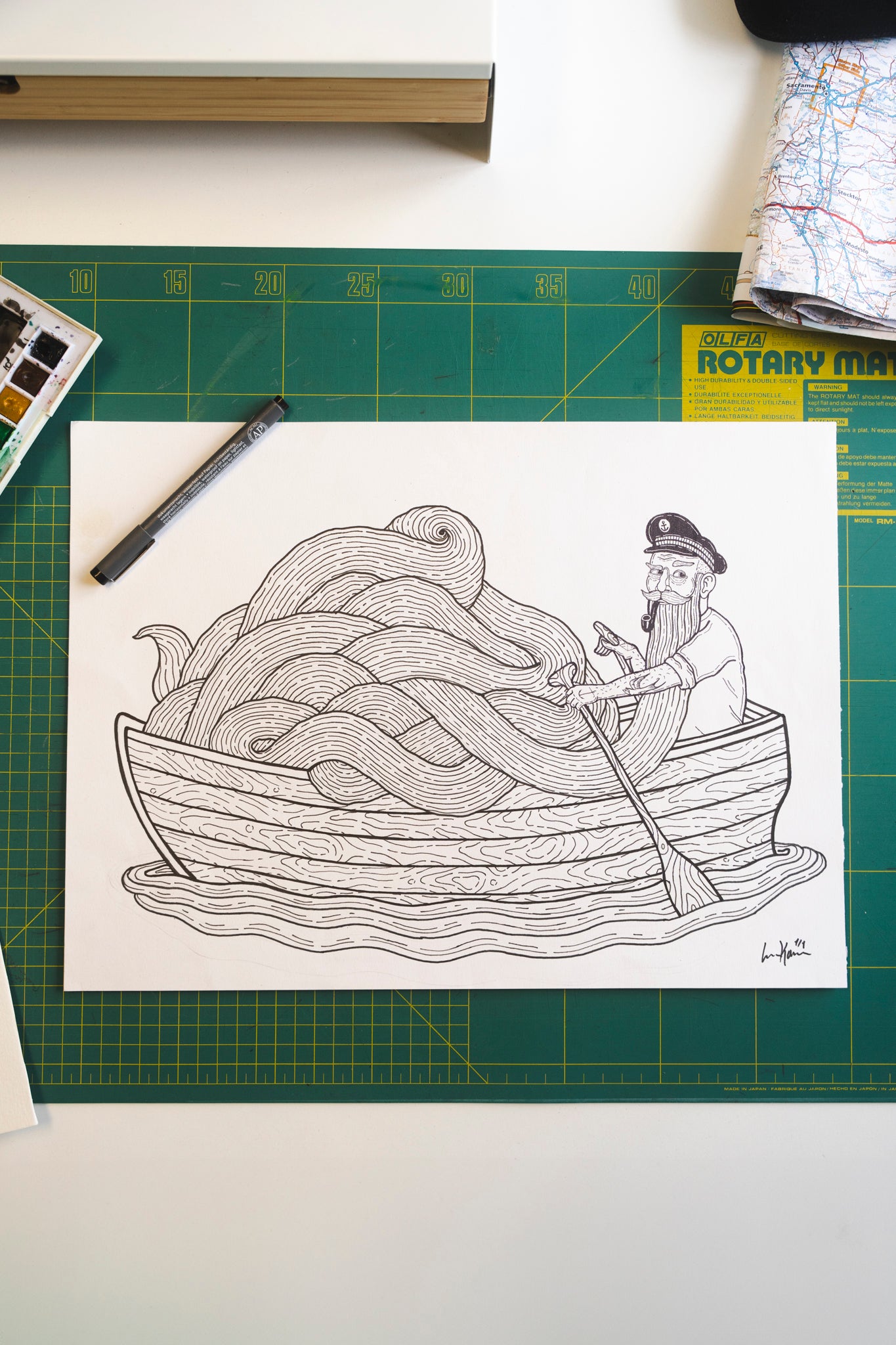 LAKOR Boaty Mc Beardface Original Poster White