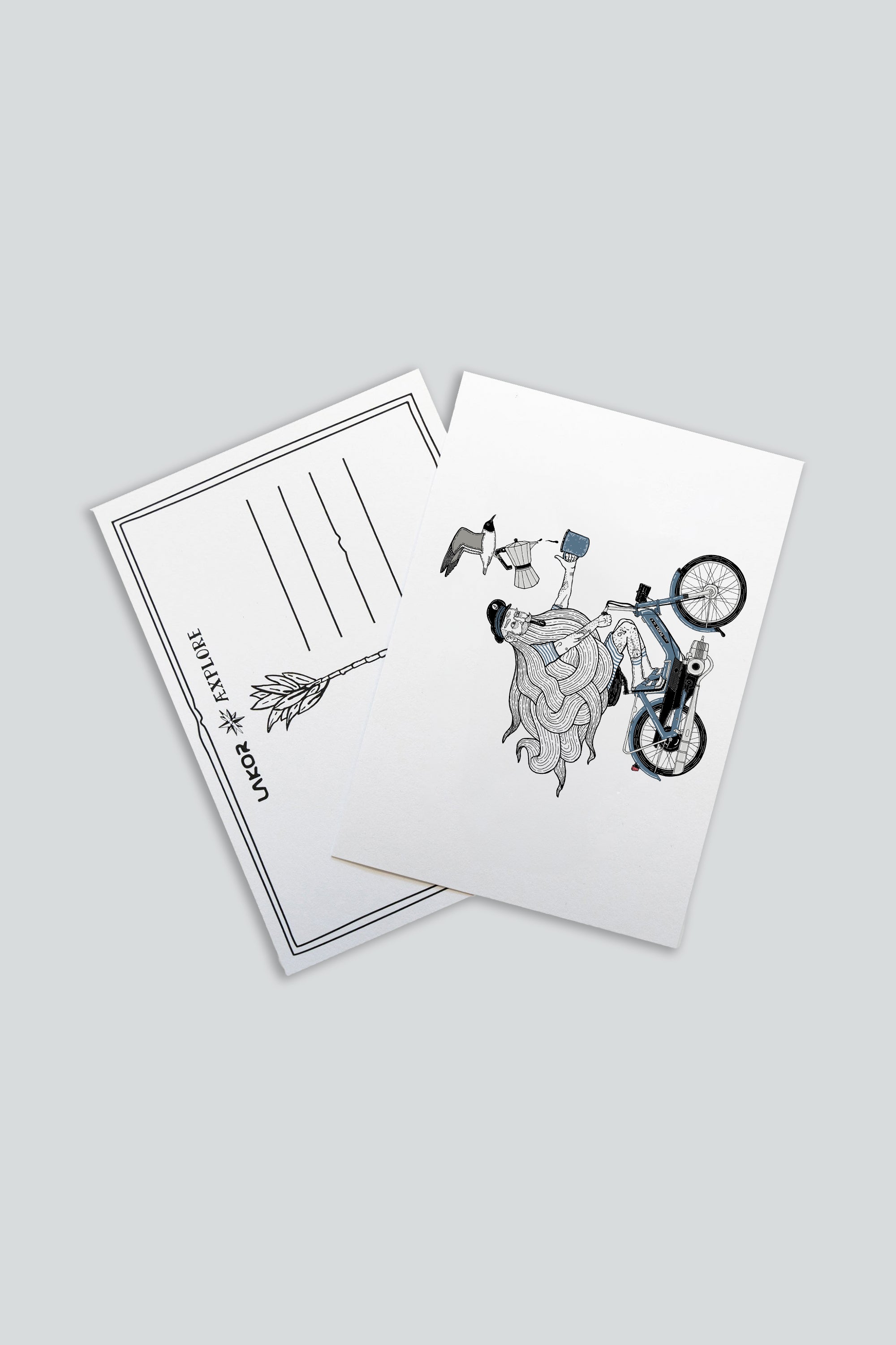 Coffee On The Go Postcard