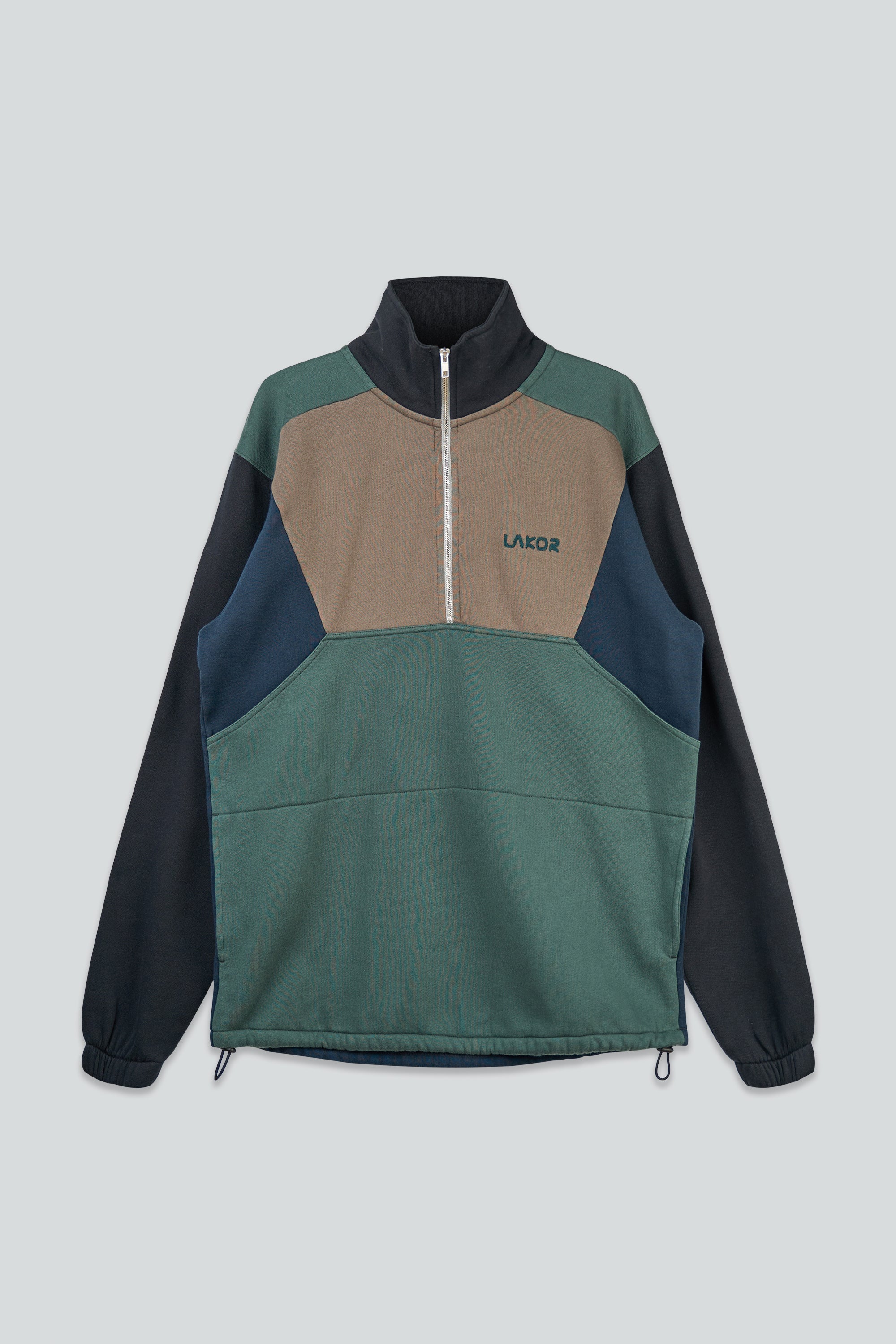 LAKOR Colorblock Half Zip Sweatshirt Multicolor