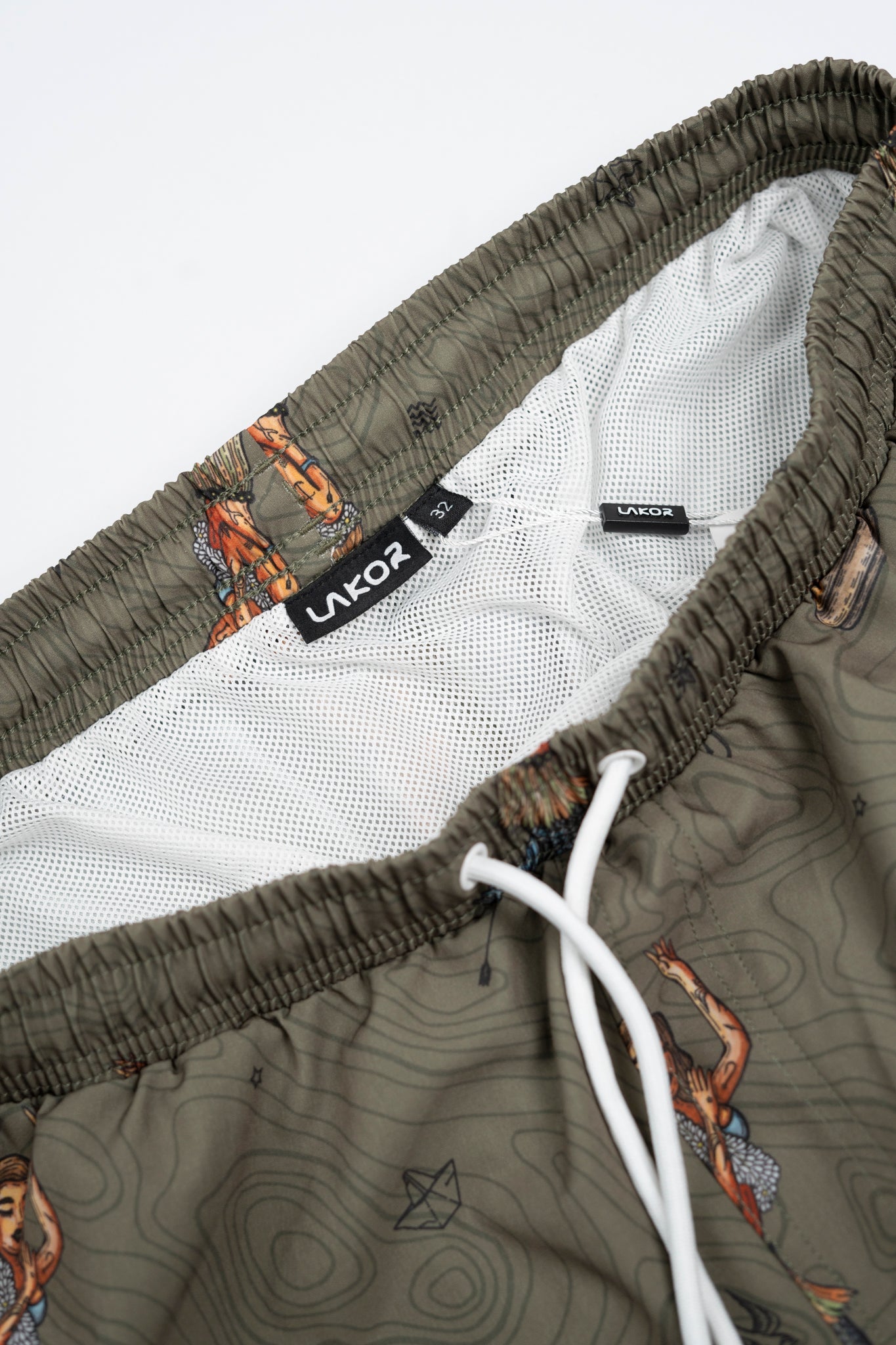 LAKOR Dashboard Hula Swim Shorts Shorts Deep Lichen Green