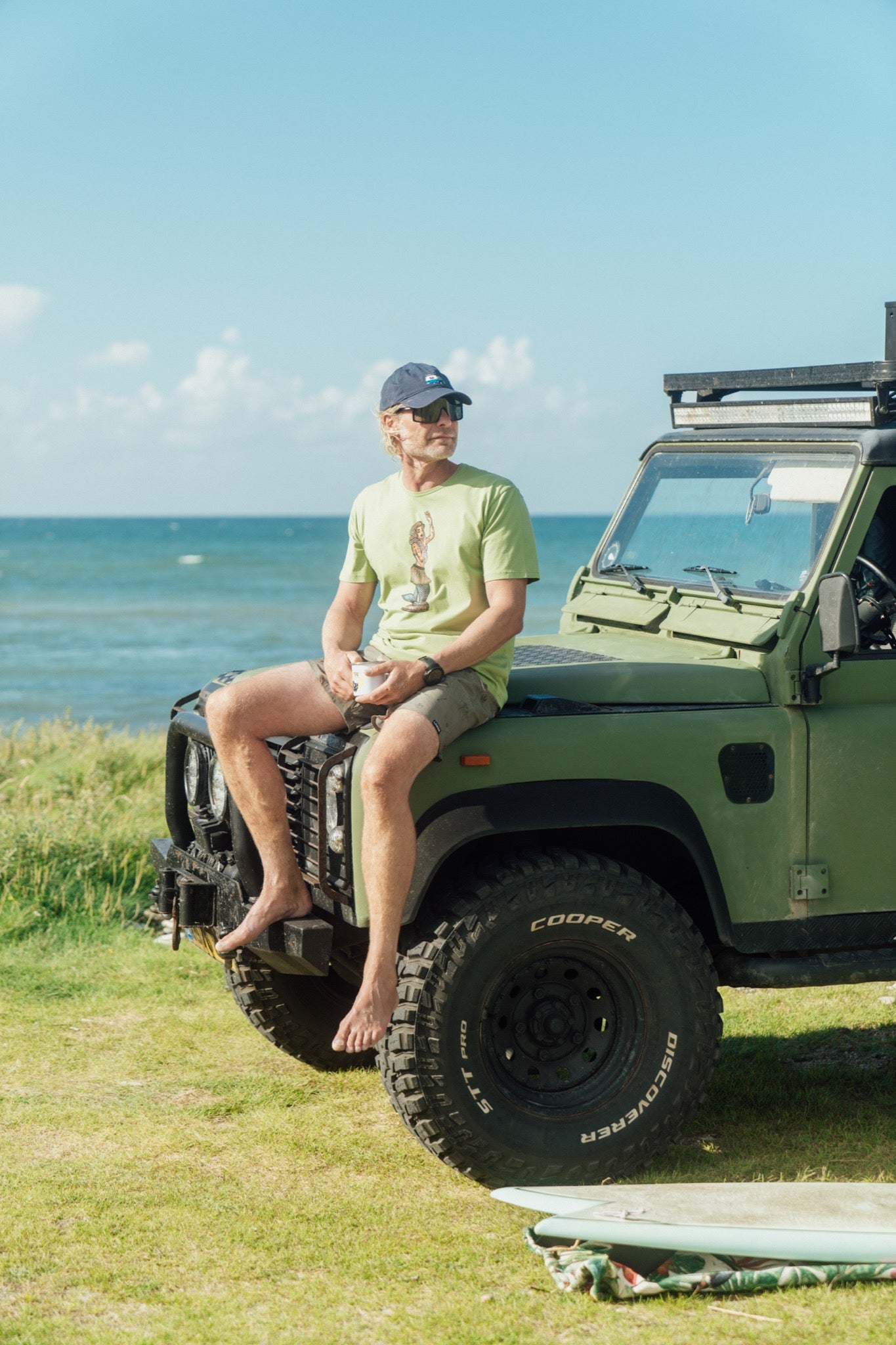 LAKOR Dashboard Hula Swim Shorts Shorts Deep Lichen Green