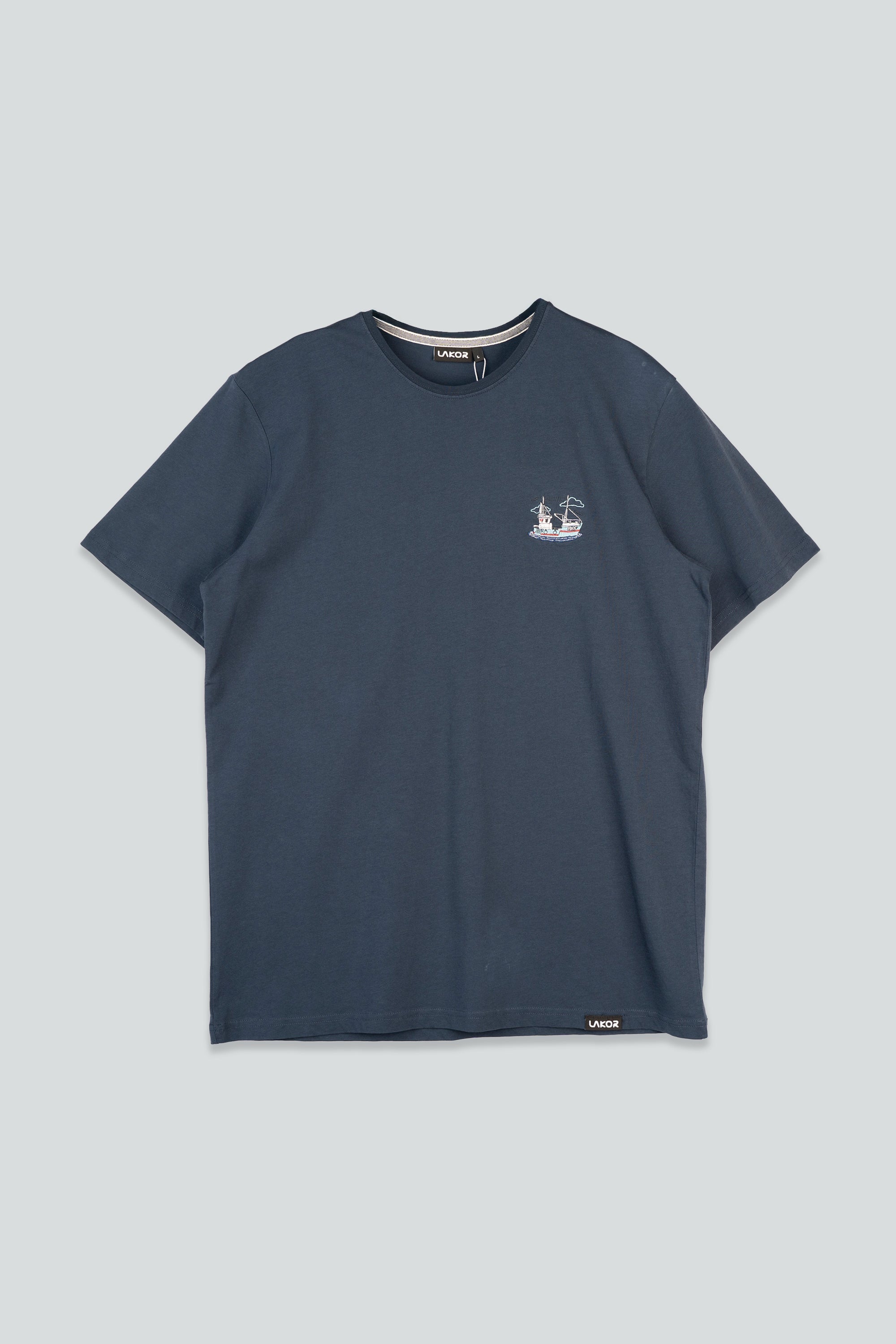 LAKOR Den Levende Fiskerihavn T-shirt T-Shirt Blueberry