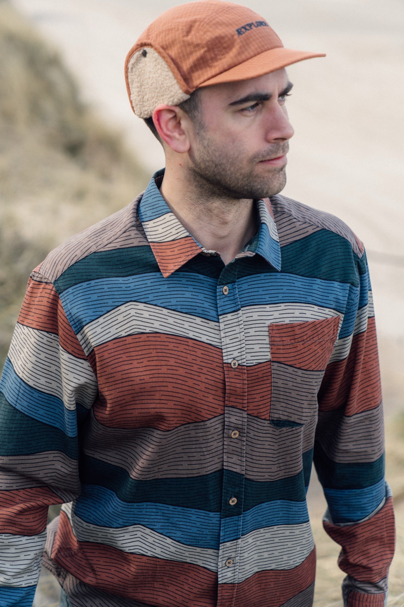 LAKOR Earflap Cap Headwear Mocha Bisque