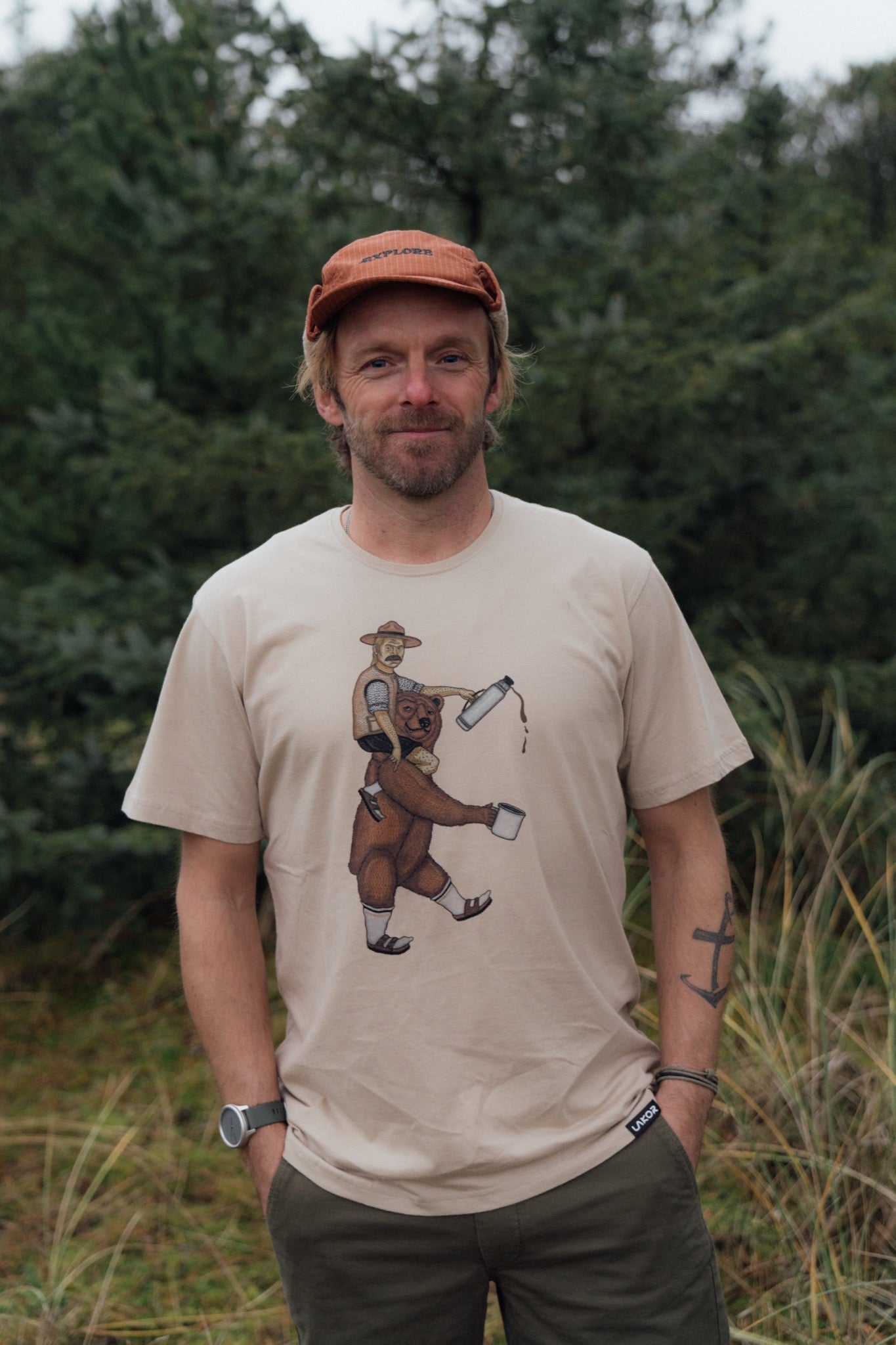 LAKOR Earflap Cap Headwear Mocha Bisque