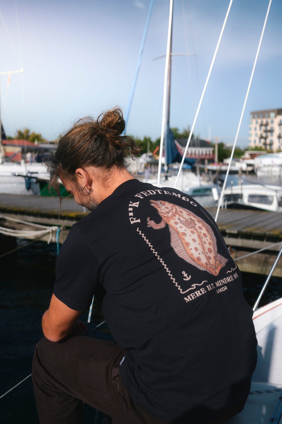 LAKOR F**k Fedtemøg T-shirt T-Shirt Moonless Night