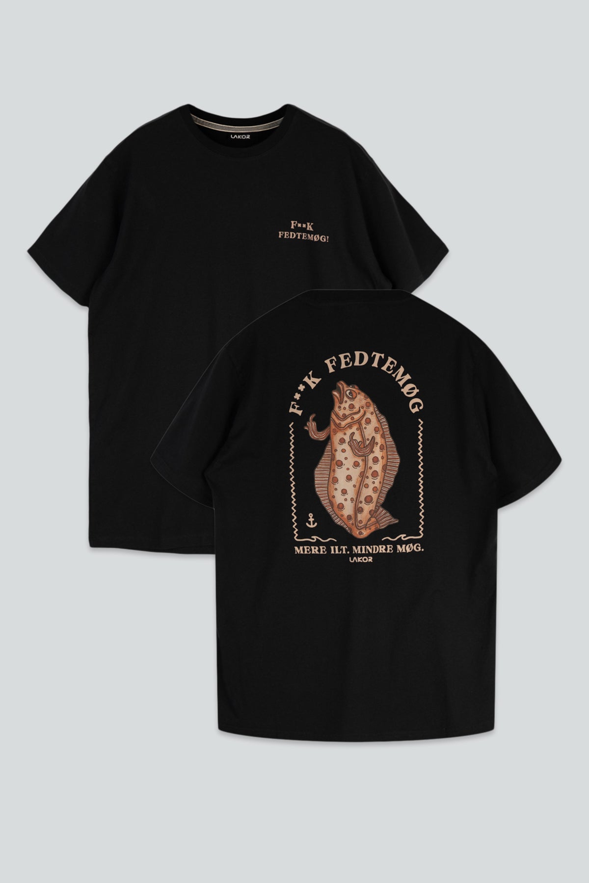 LAKOR F**k Fedtemøg T-shirt T-Shirt Moonless Night