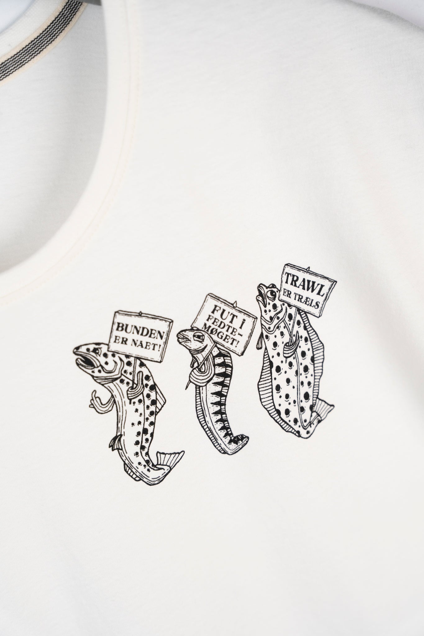 LAKOR Fiskedemonstration T-shirt T-Shirt Star White