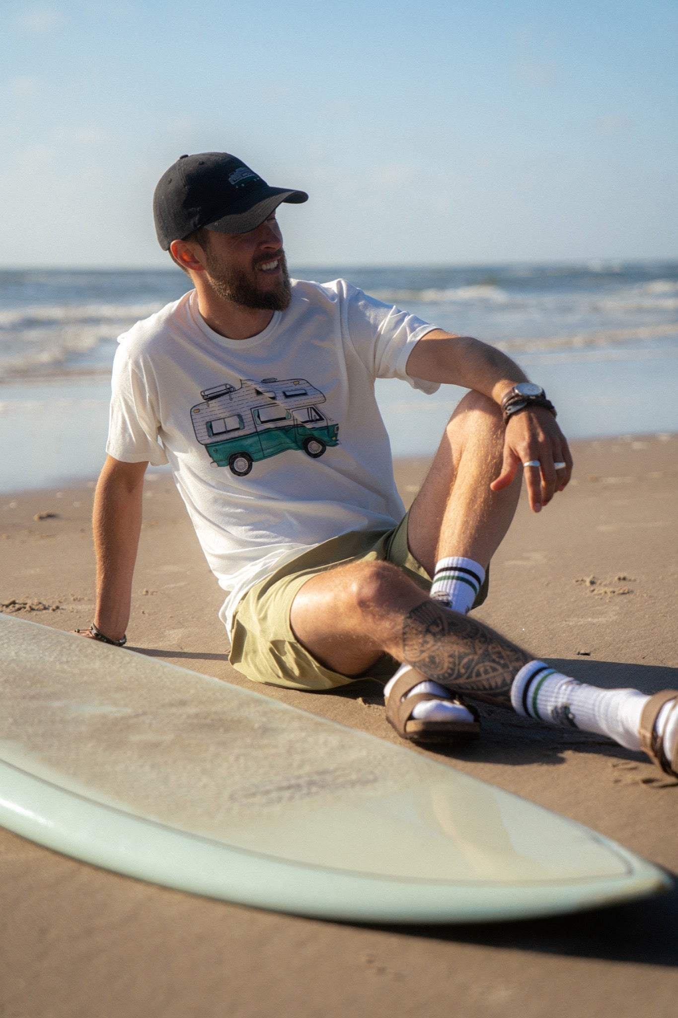 LAKOR Forest Camper T-shirt T-Shirt Star White