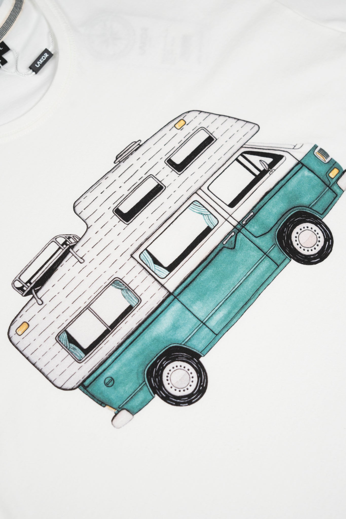 LAKOR Forest Camper T-shirt T-Shirt Star White