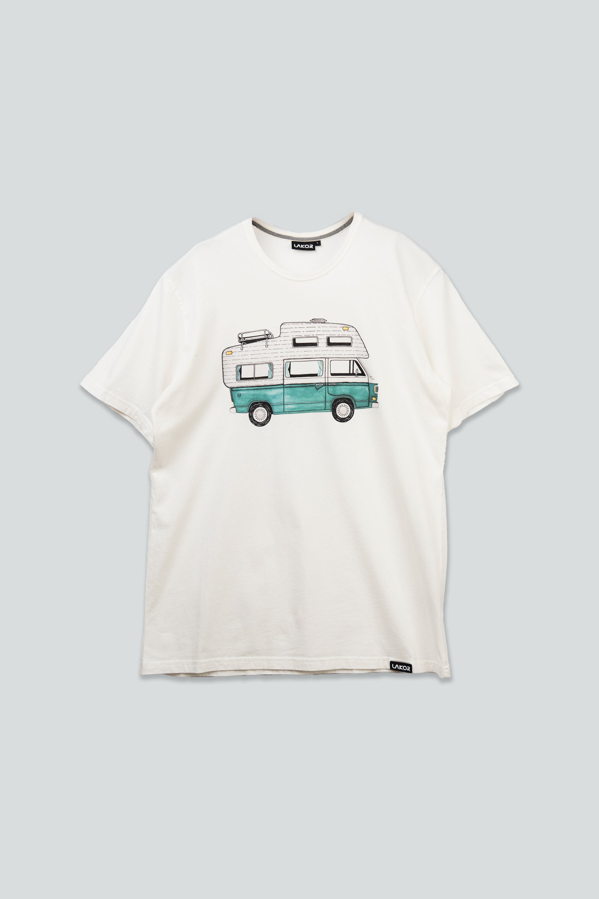 LAKOR Forest Camper T-shirt T-Shirt Star White