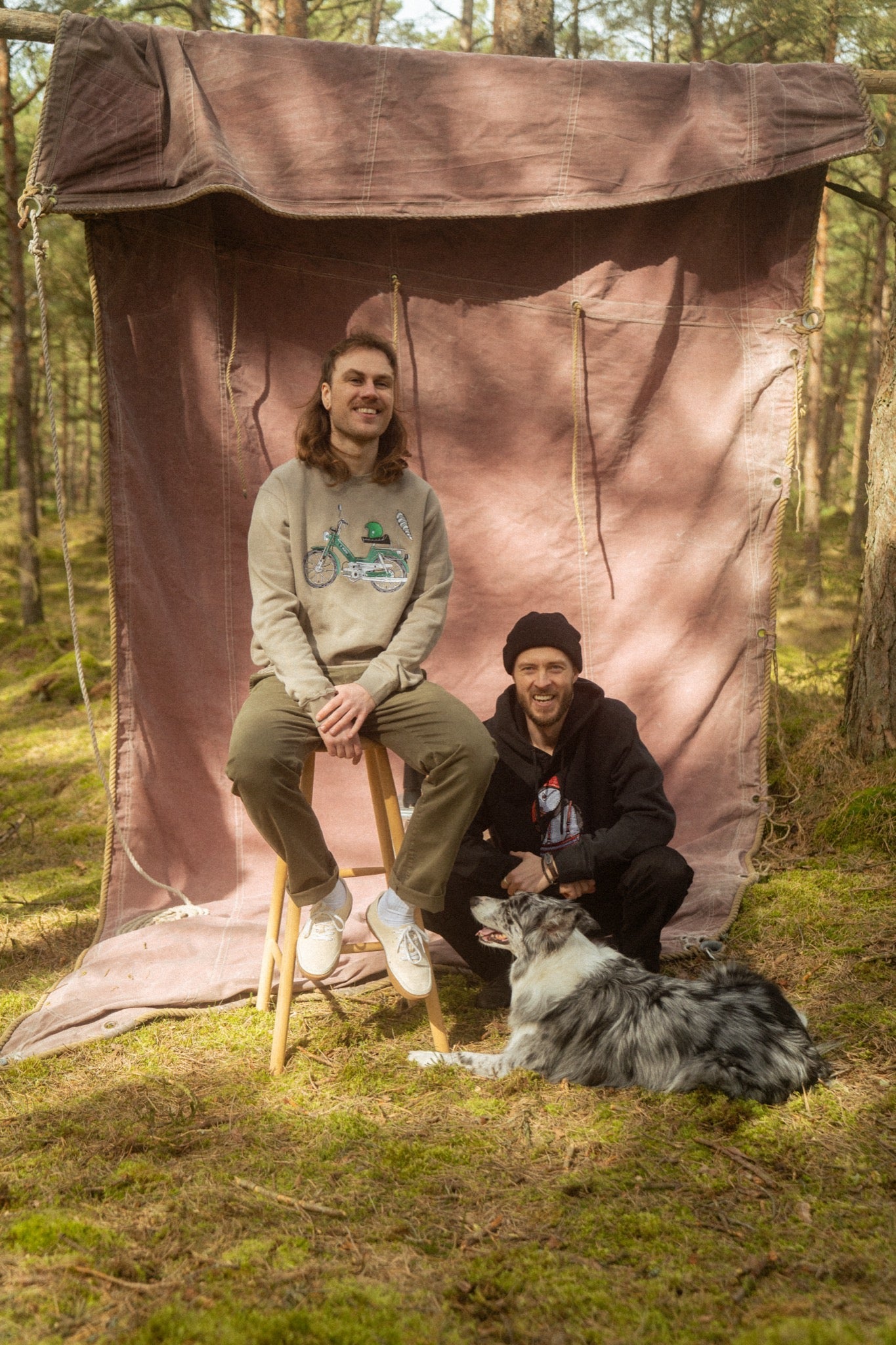 LAKOR Forest Maxi Crewneck Sweatshirt Fallen Rock