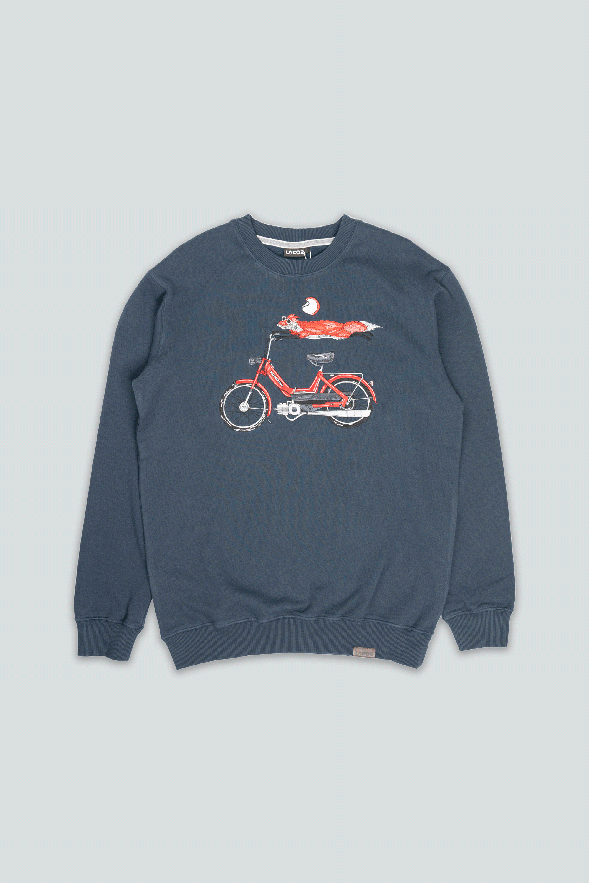 LAKOR Foxtail Crewneck Sweatshirt Blueberry
