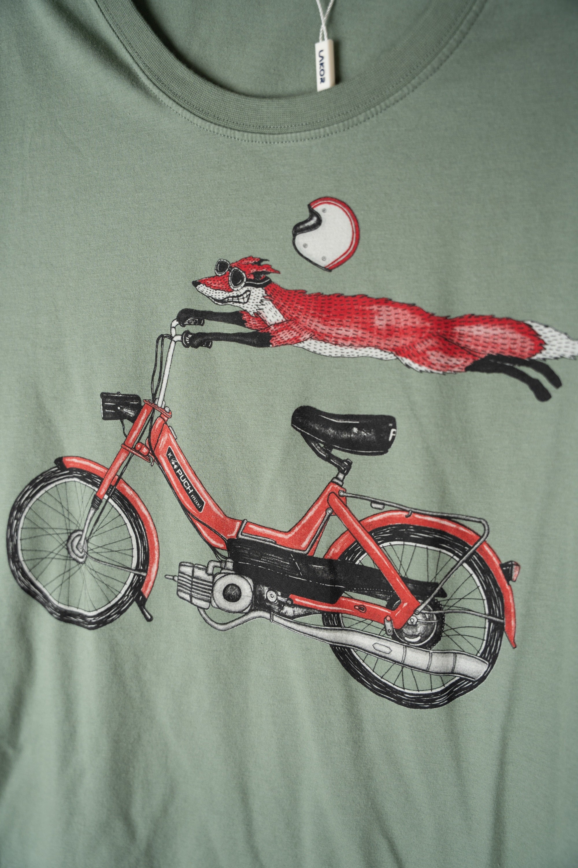 Foxtail T-shirt - Sea Spray | LAKOR
