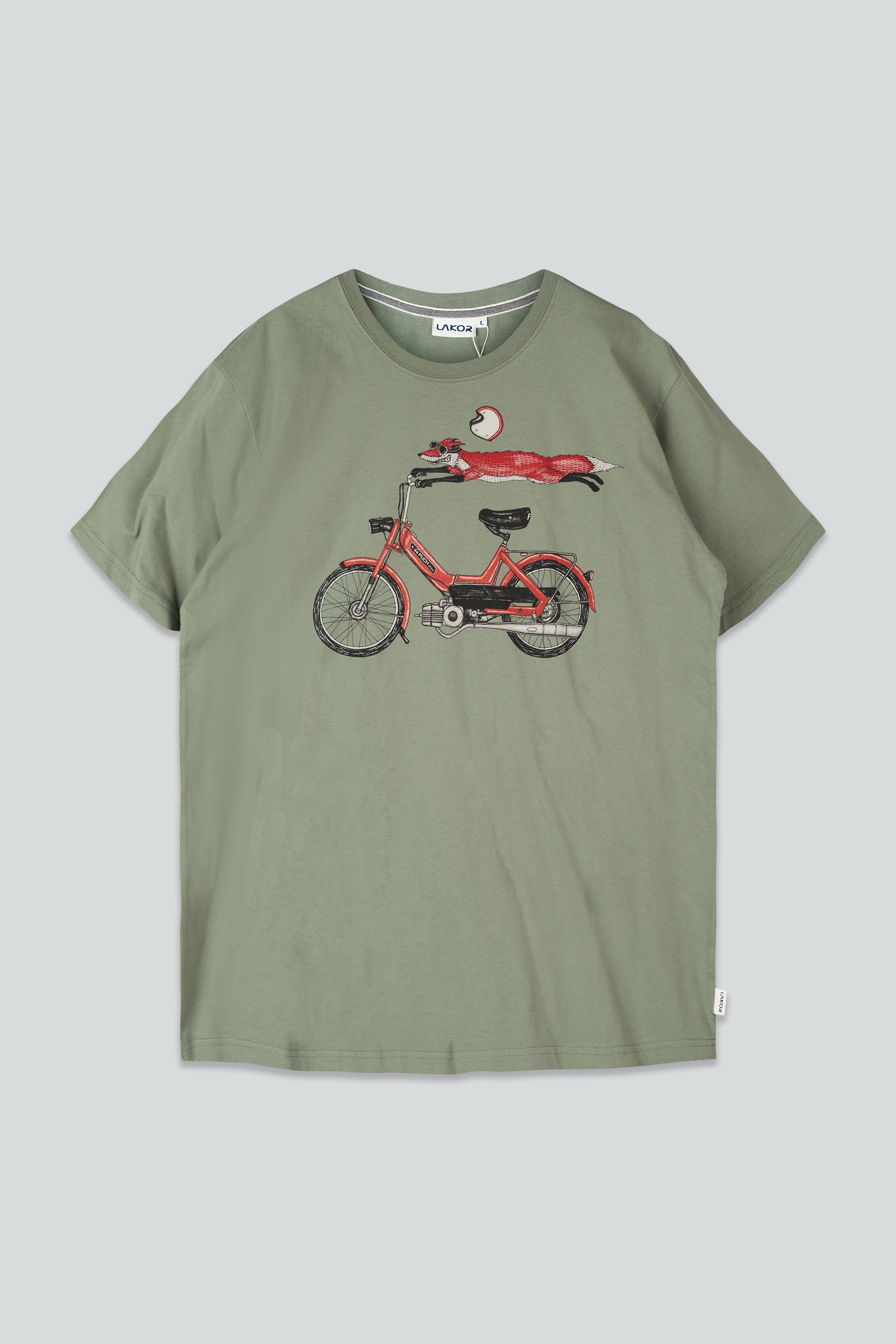 Foxtail T-shirt - Sea Spray | LAKOR