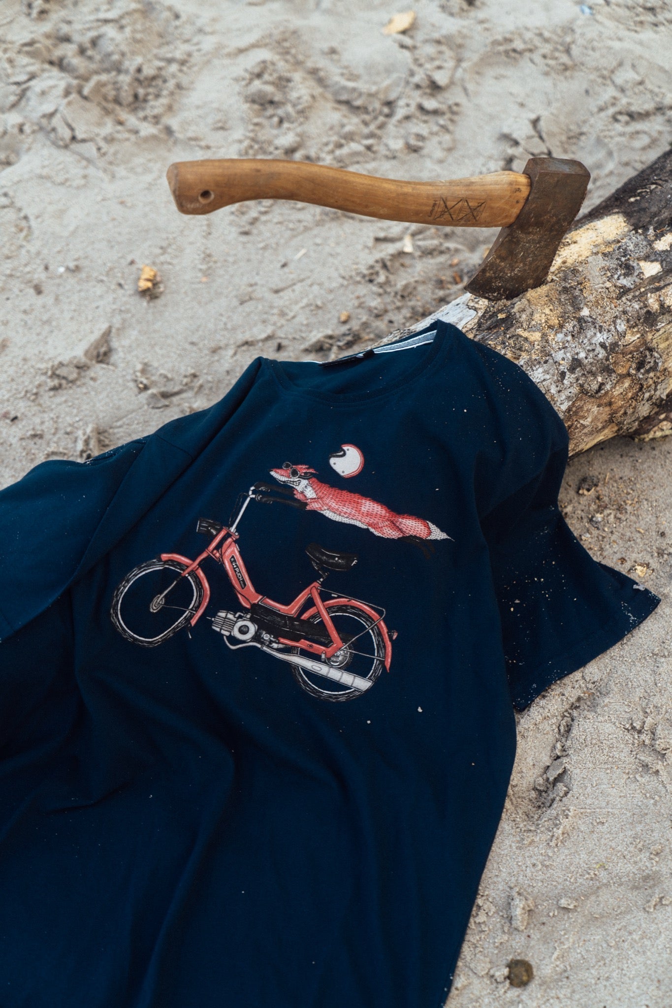 Foxtail T-shirt - Blueberry