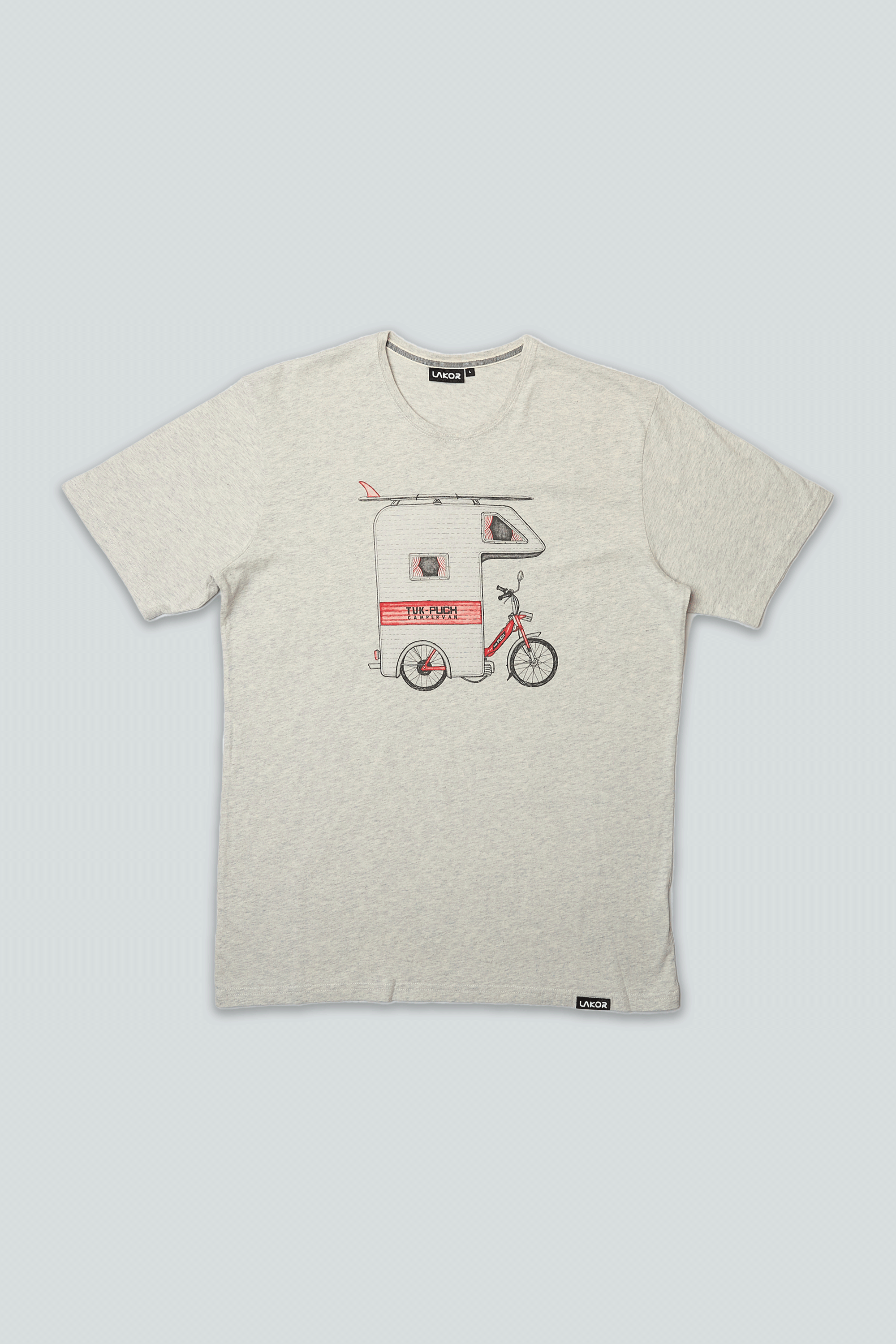 Tuk-Puch T-shirt (Oatmeal Melange)